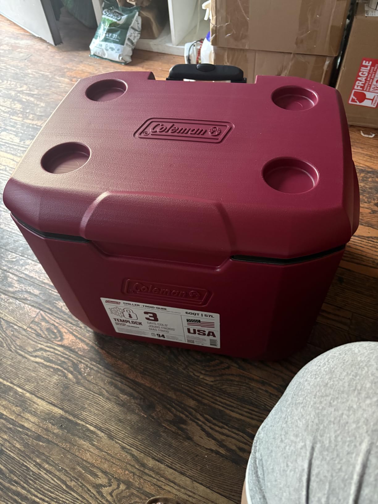 Coleman Chiller 9/16/30/48/60qt Cooler with Ice Retention, Leak Resistant, Great for Camping, Concerts, Sports, and More customer photo 1