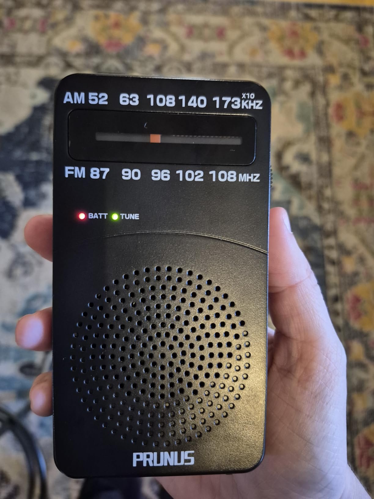 PRUNUS J-166 Portable Radio AM FM, Battery Operated Radio customer photo 2