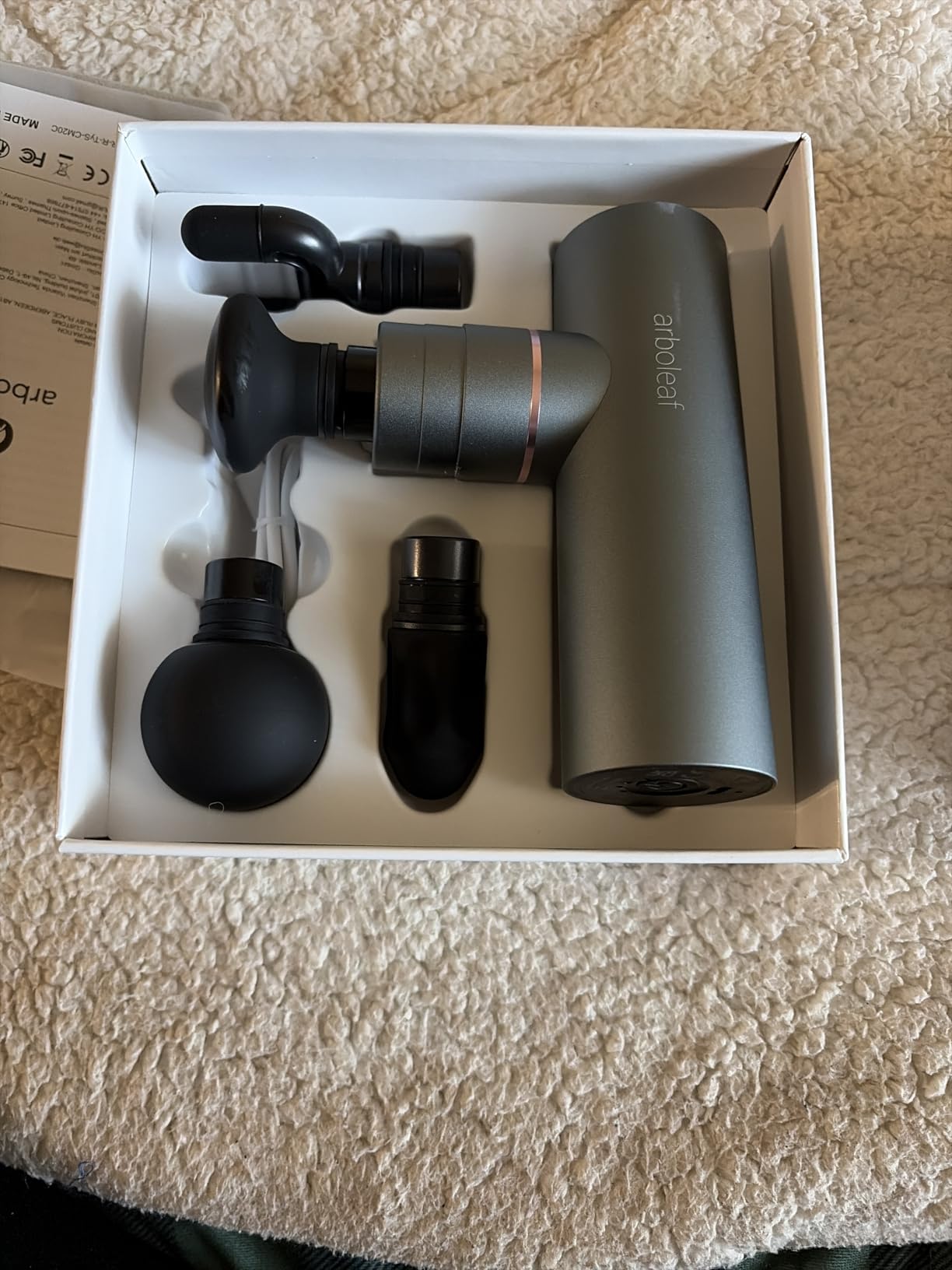 arboleaf Mini Massage Gun Deep Tissue, Portable Percussion Muscle Massager customer photo 2