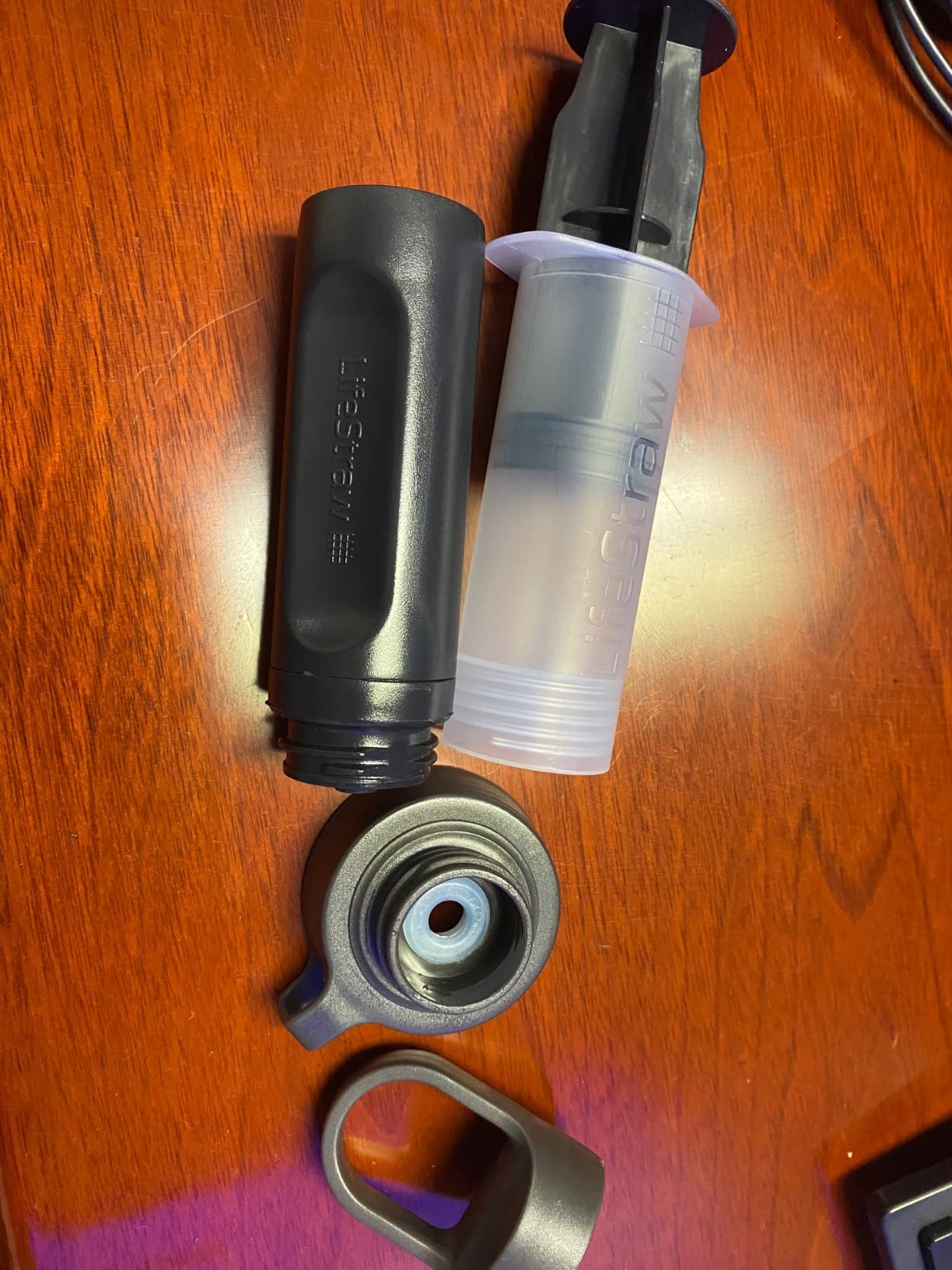 LifeStraw Peak Compact Gravity Water Filter, 3 L, Dark Mountain Gray customer photo 2