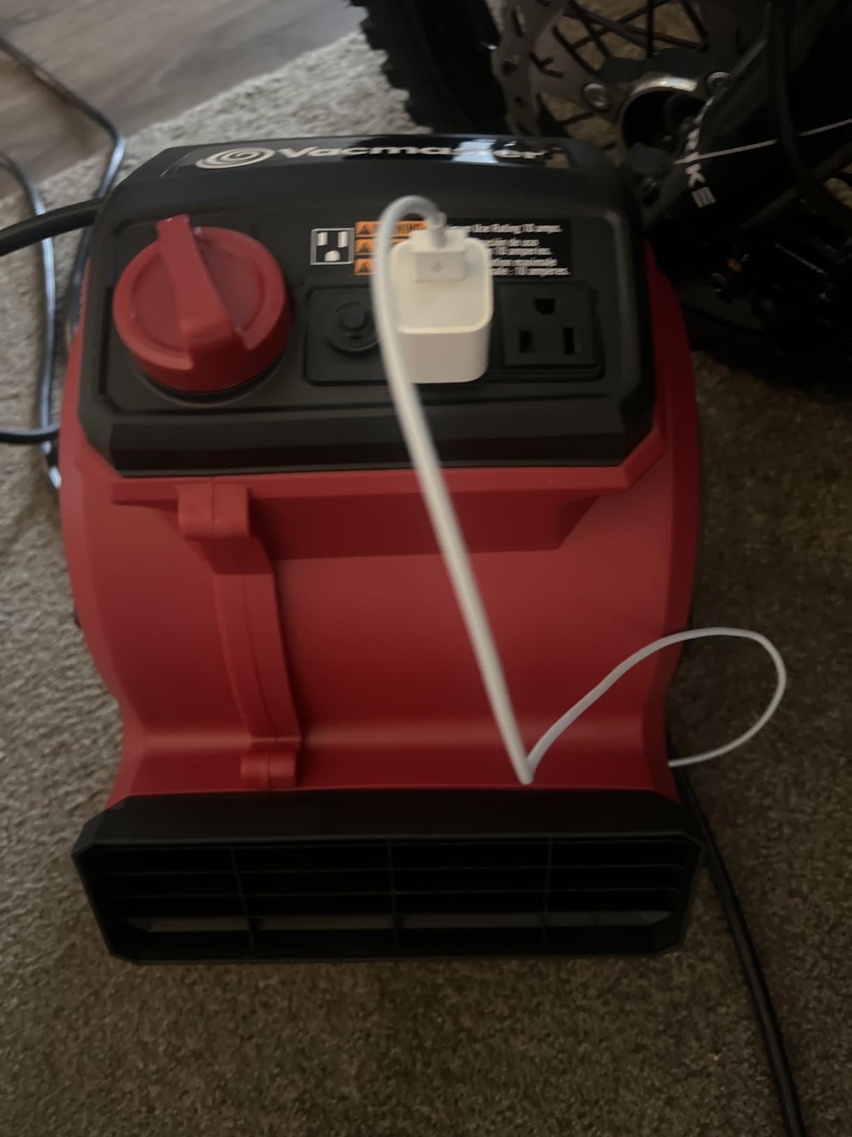 Vacmaster AM201R Aero Air Mover and Fitness Fan With Remote Control 550 CFM customer photo 2