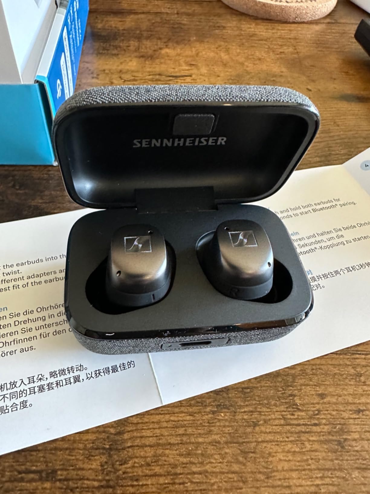 Sennheiser Momentum True Wireless 3 Earbuds -Bluetooth in-Ear Headphones for Music and Calls with ANC, Multipoint connectivity, IPX4, Qi Charging, 28-Hour Battery Life Compact Design - Graphite customer photo 2