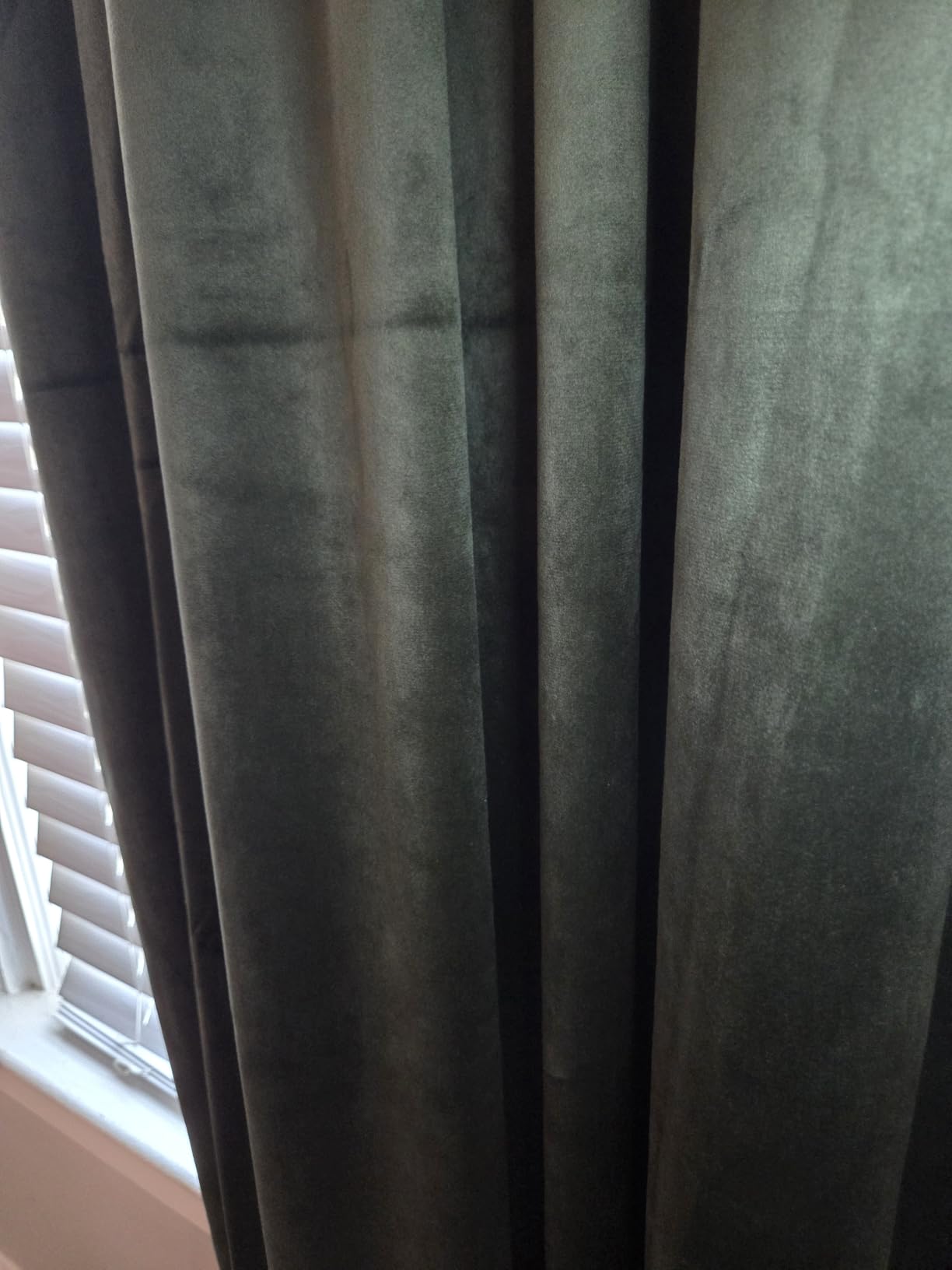 BGment Halloween Black Velvet Blackout Curtains 84 inch for Bedroom, Thermal Room Darkening Curtains Back Tab Privacy Panels for Living Room/Backdrop/Movie Theater, 2 Panels, 52 x 84 Inch customer photo 1