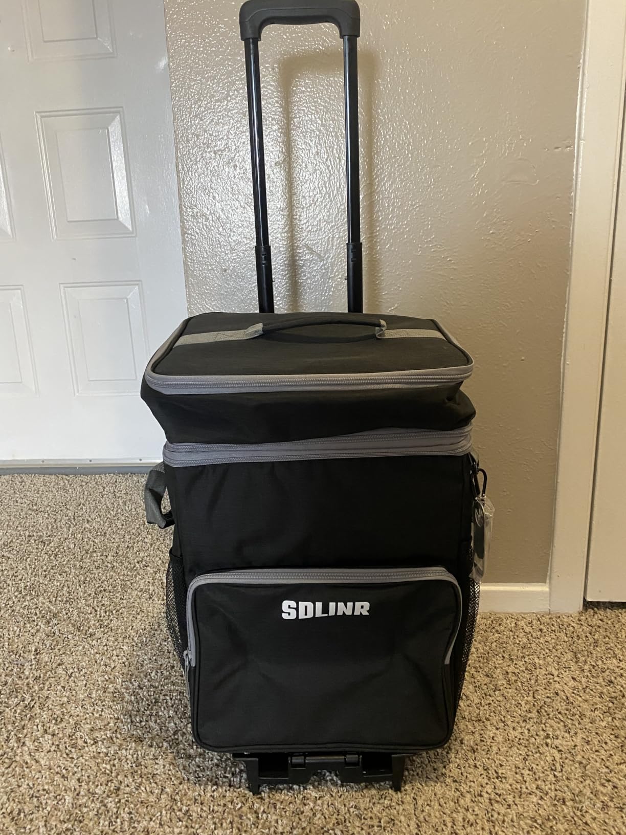 SDLINR Collapsible Cooler with Wheels, Rolling Cooler Bag for Beach Travel customer photo 1