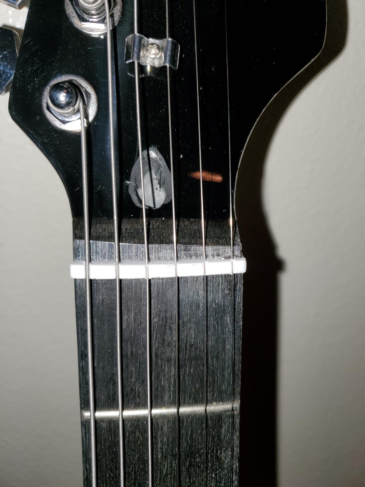 Ktaxon 39 Inch Solid Body Electric Guitar with H-H Pickup, Black Lightning customer photo 2