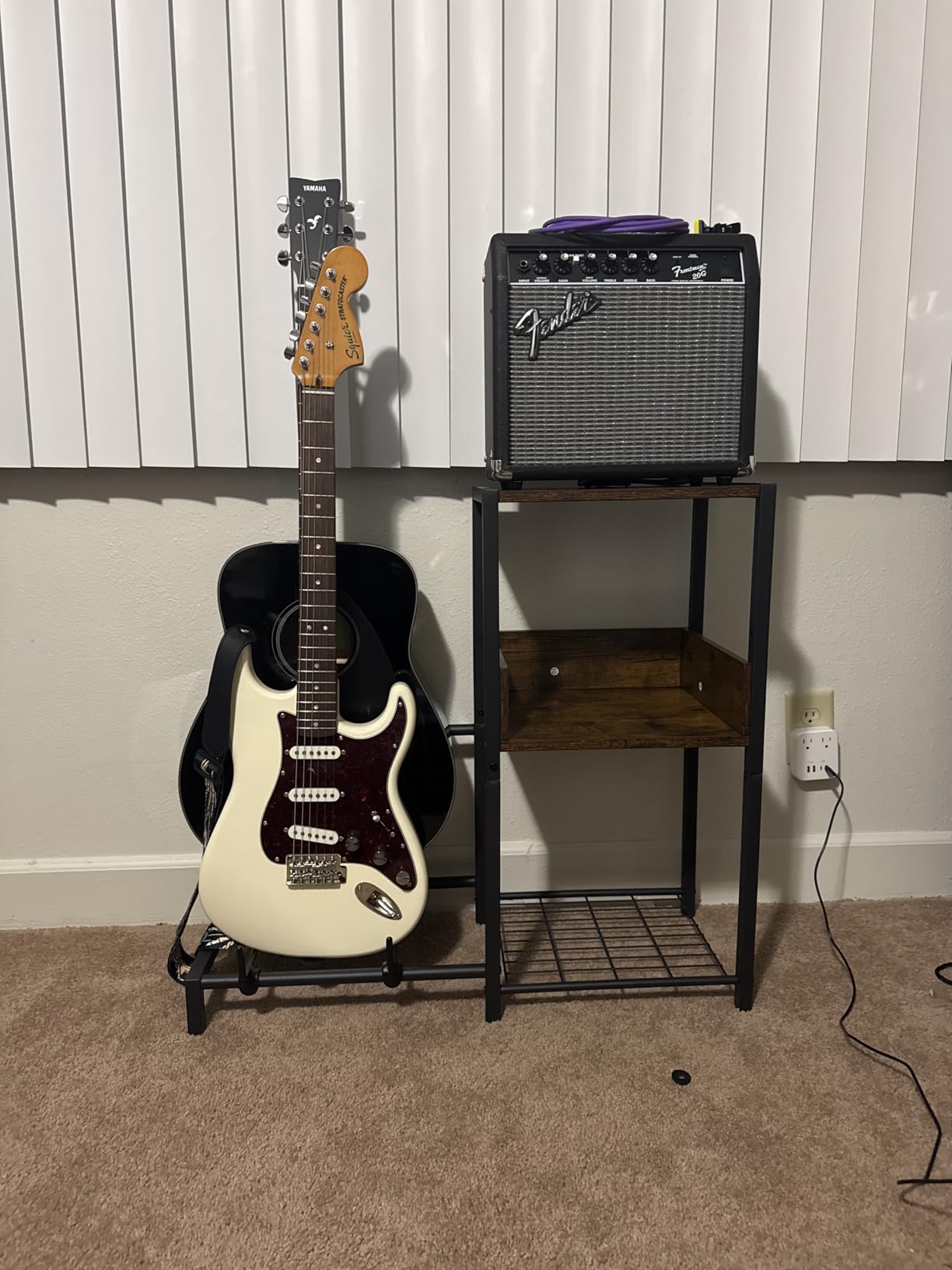 Bikoney Guitar Stand Floor for Multiple Guitars with Amp Stand customer photo 1