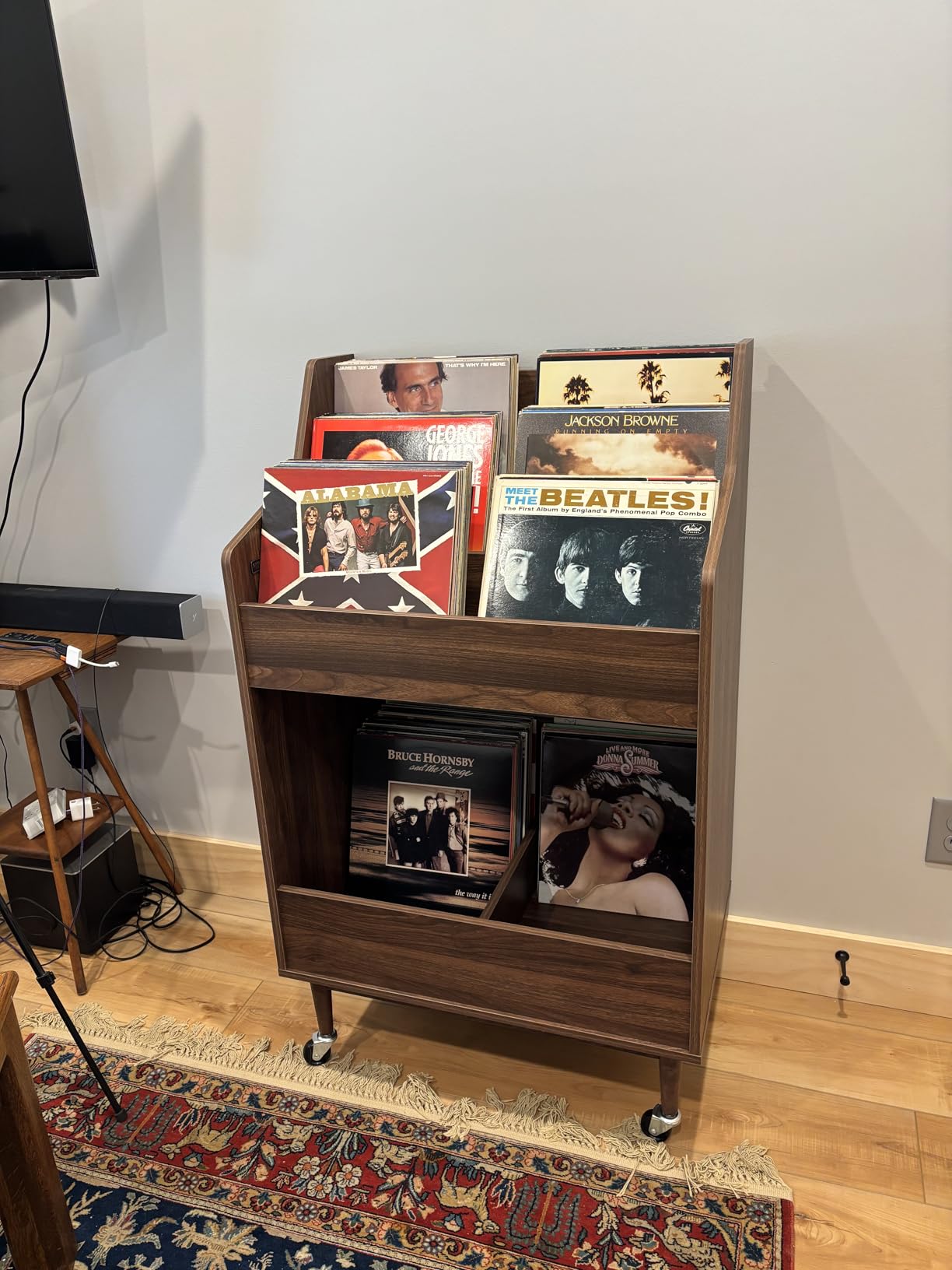 Crosley Furniture Liam Tiered Record Storage Stand customer photo 2
