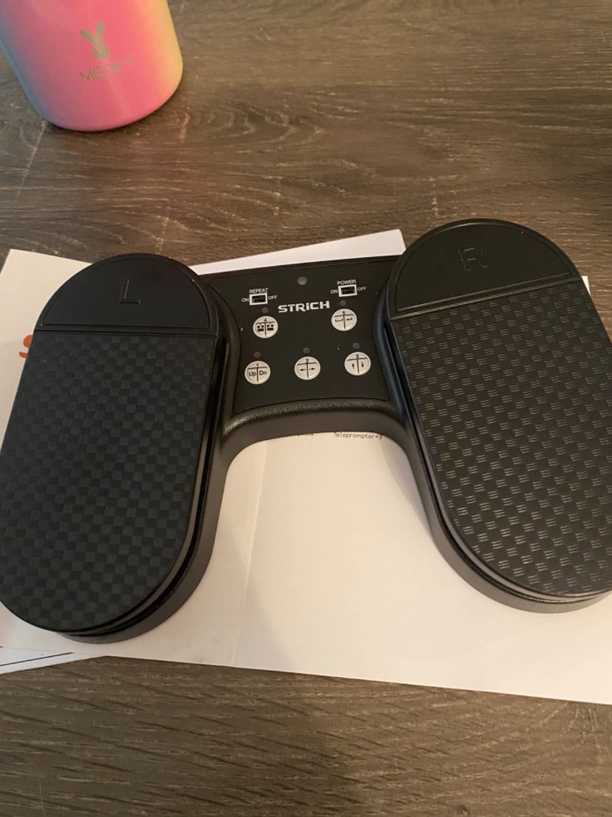 STRICH Wireless Page Turner Pedal for iPad, Rechargeable Foot Pedal, SPT-10 customer photo 1