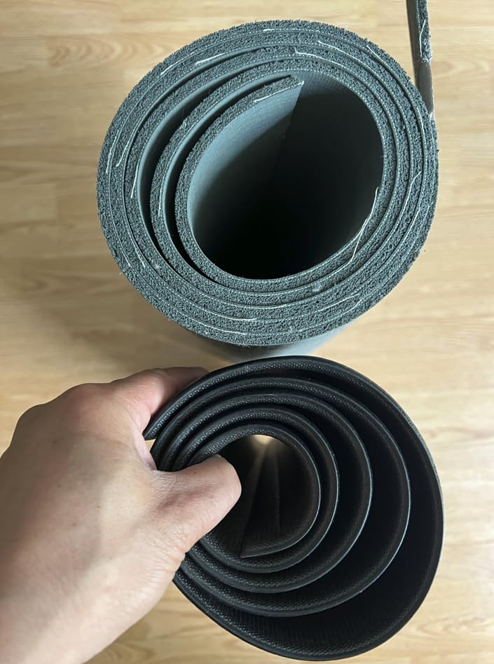 Cycleclub Bike Mat Compatible with Peloton Bike,Elliptical,Treadmill Mat, 6mm Thick, Under Exercise Bike Trainer Pad for Indoor Stationary Spin Bike Gym Equipment Hardwood Floor Carpet Protector customer photo 2