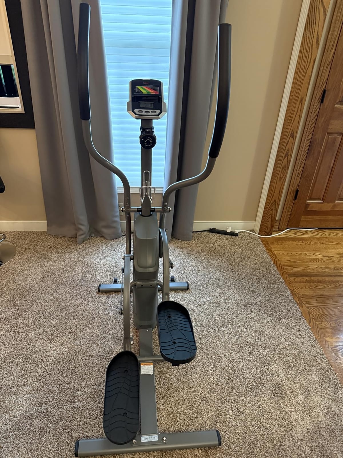 Sunny Health & Fitness Elliptical Exercise Machine with Long Stride Workout customer photo 2