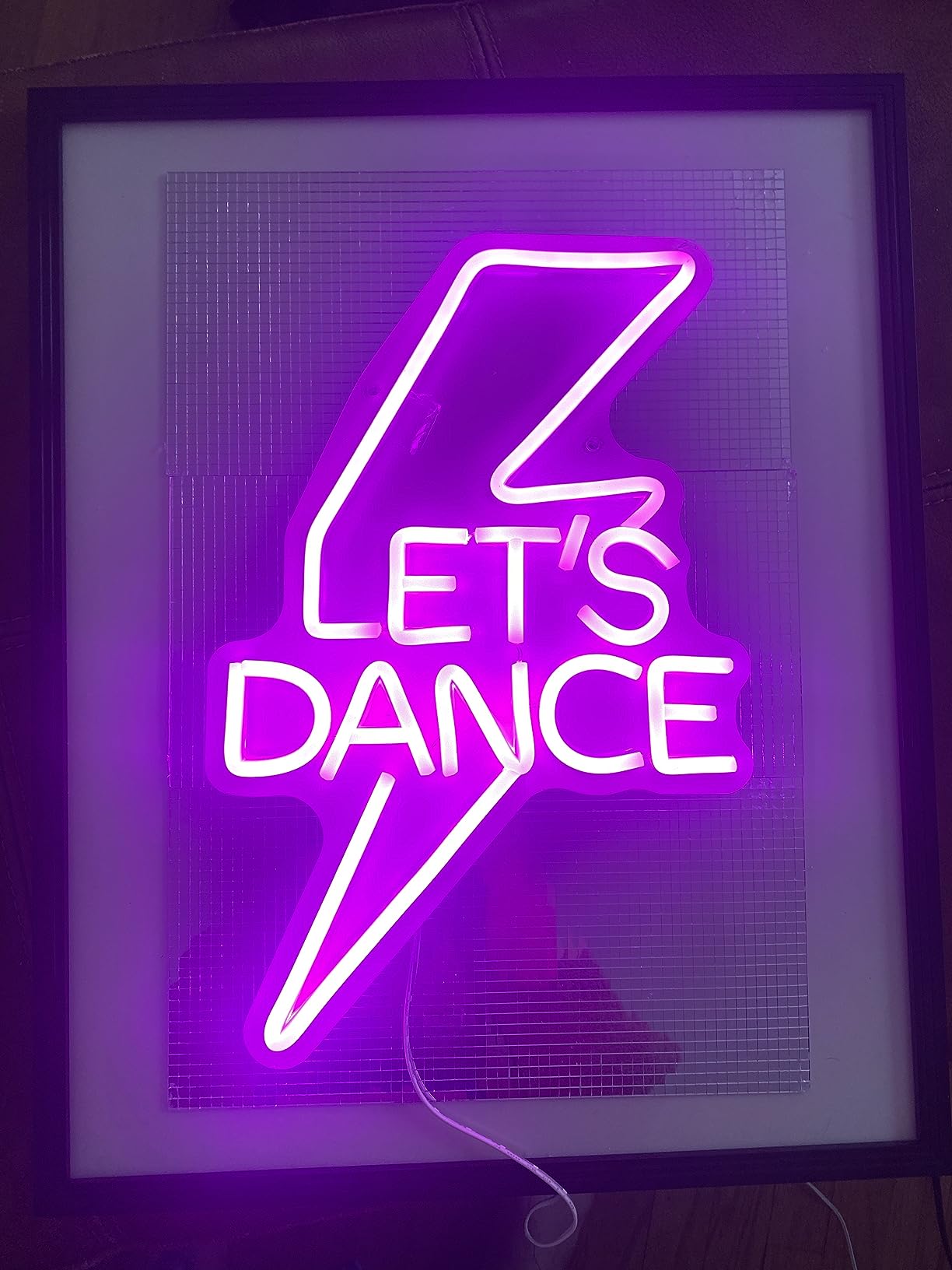 Live Music Neon Sign Pink Blue Letter LED Light for Bar Music Room Decor customer photo 2