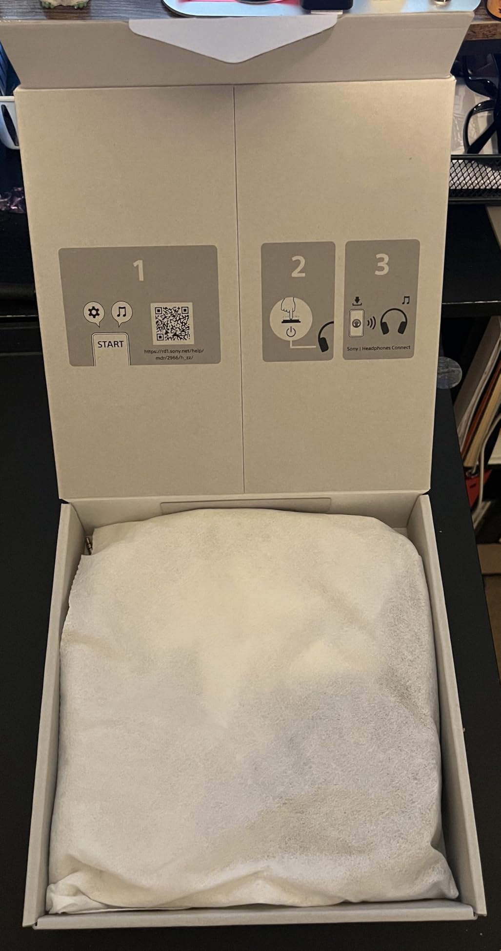 Sony WH-CH720N Wireless Noise Cancelling Over-Ear Headphones, White customer photo 1