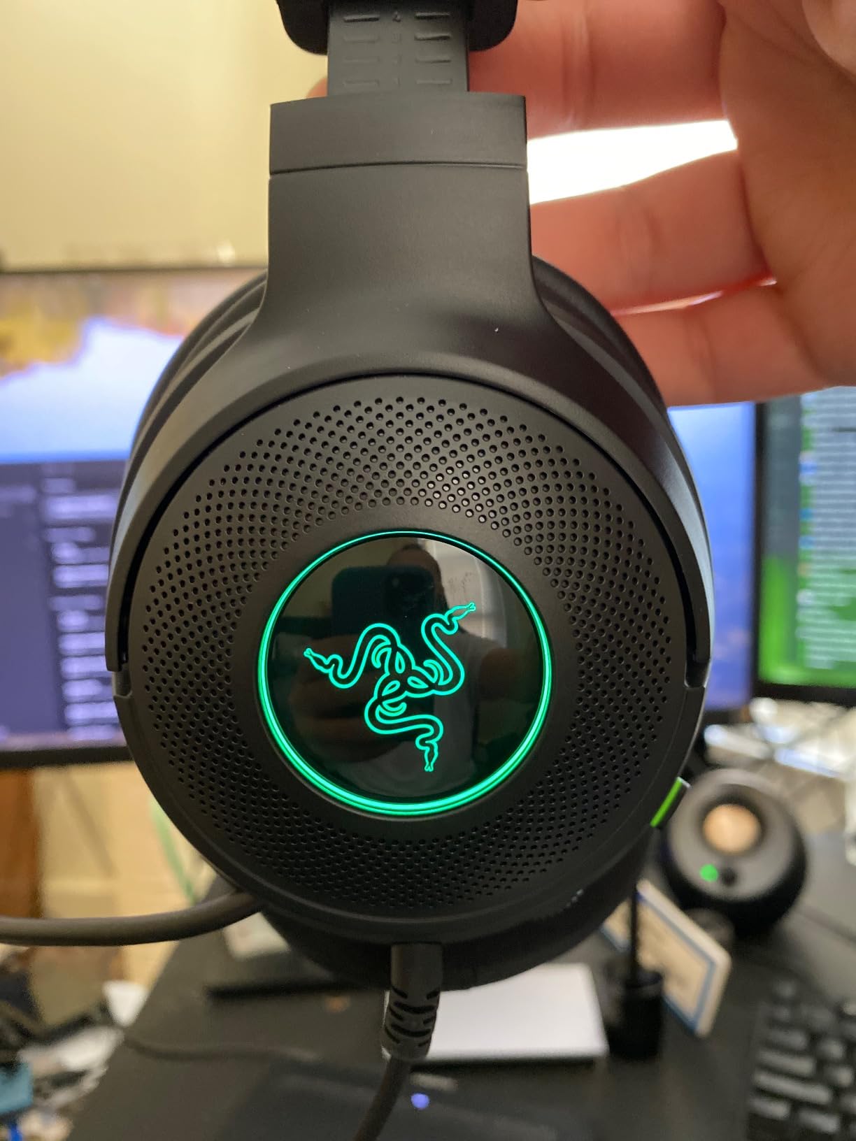 Razer Kraken V3 X Wired USB Gaming Headset, Lightweight, Black customer photo 2