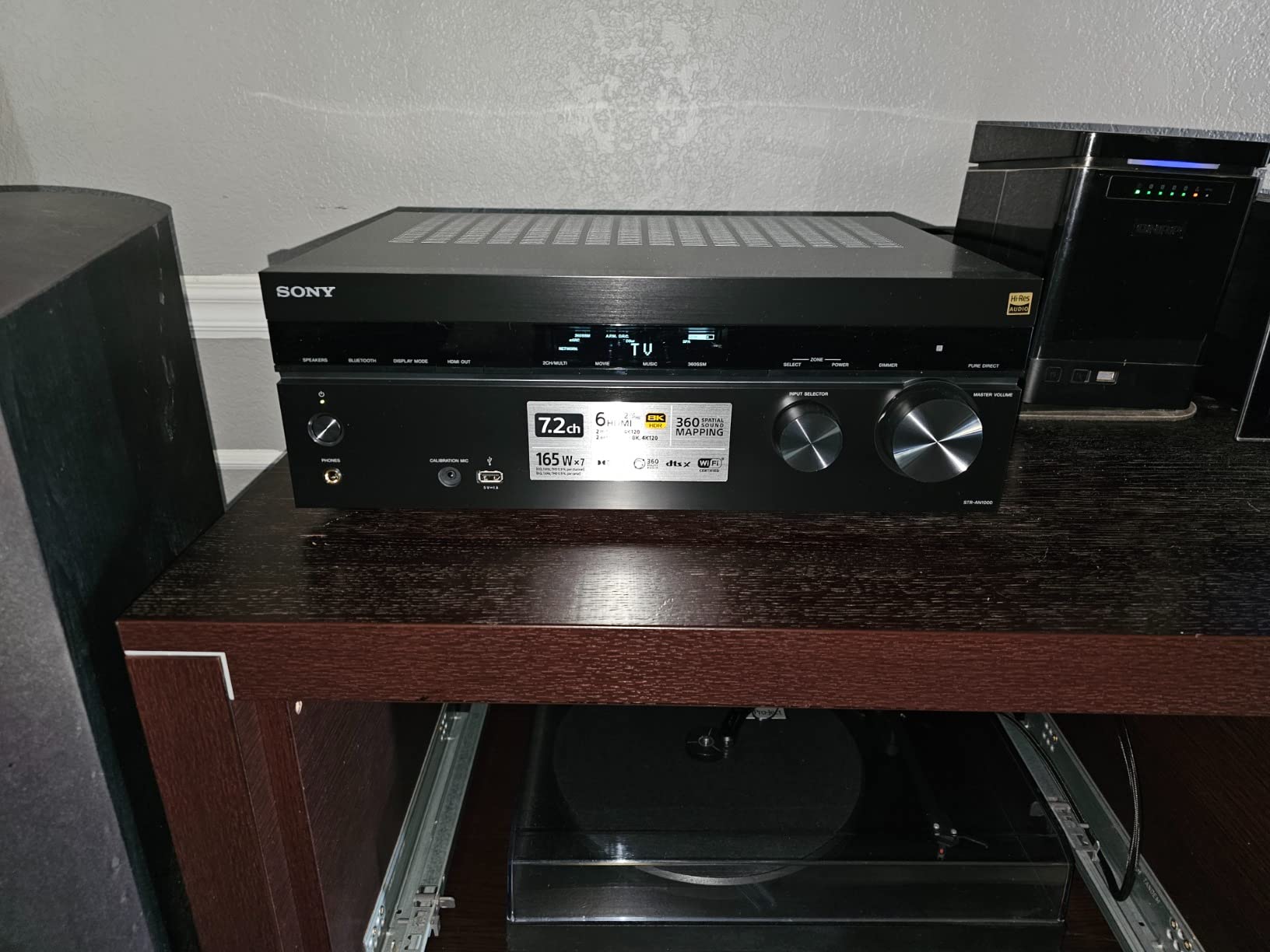 Sony STR-AN1000 7.2ch Home Theater 8K A/V Bluetooth Receiver customer photo 2