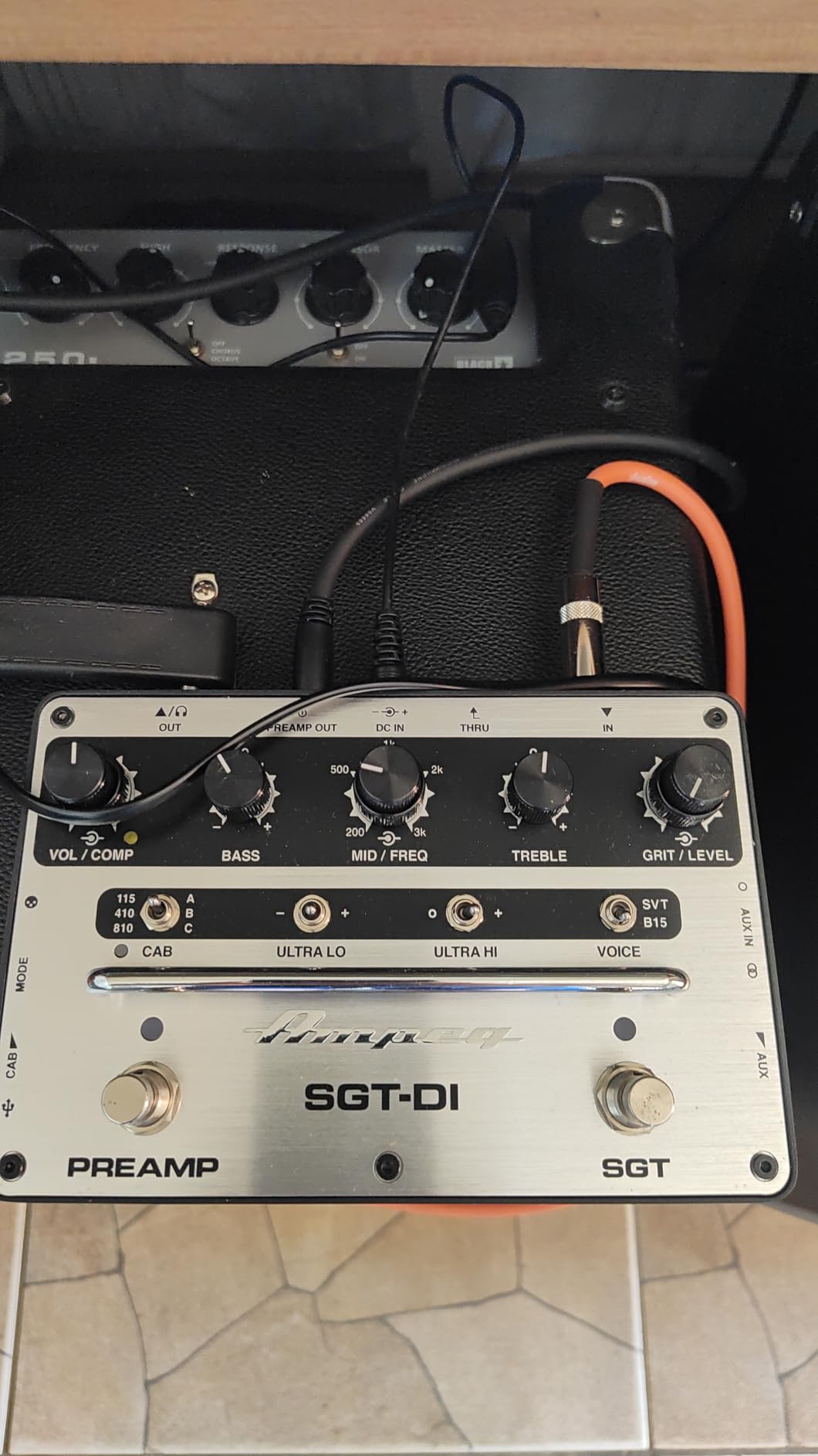 Ampeg SGT-DI Dual-Voice Preamp Compressor and DI customer photo 1