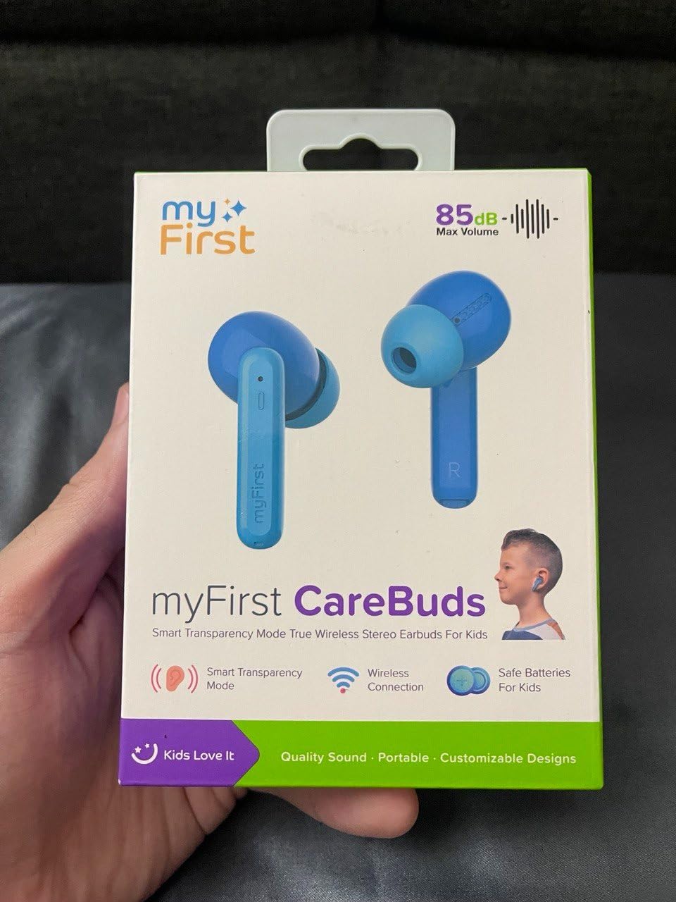 myFirst CareBuds Kids Earbuds 85dB Volume Limit Small Ear Fit customer photo 1