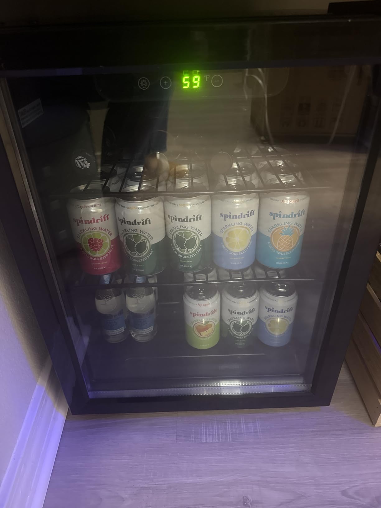 Antarctic Star Beverage Refrigerator Cooler 68 Can, Mini Fridge with Glass Door for Beer Drinks Wine,Freestanding Small Fridge with Electronic Temperature Control for Home and Bar,1.7 cu.ft customer photo 2