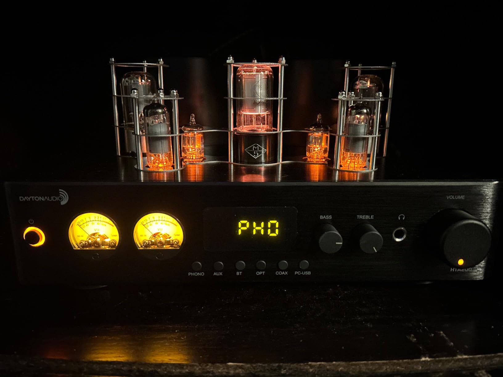 Dayton Audio HTA200 Integrated Stereo Hybrid Tube Amplifier 200 Watts customer photo 1