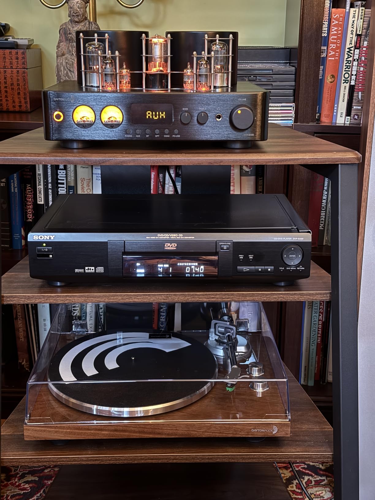Dayton Audio HTA200 Integrated Stereo Hybrid Tube Amplifier 200 Watts customer photo 2