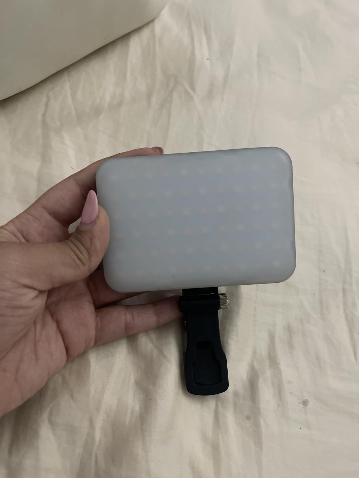 Selfie Light - BANSINE USB-Rechargeable LED Phone Light - Portable Photo Light with 97+ CRI, Up to 6500K Color Temperature for Selfie, Zoom Conference, Video, Makeup and Live Stream customer photo 1