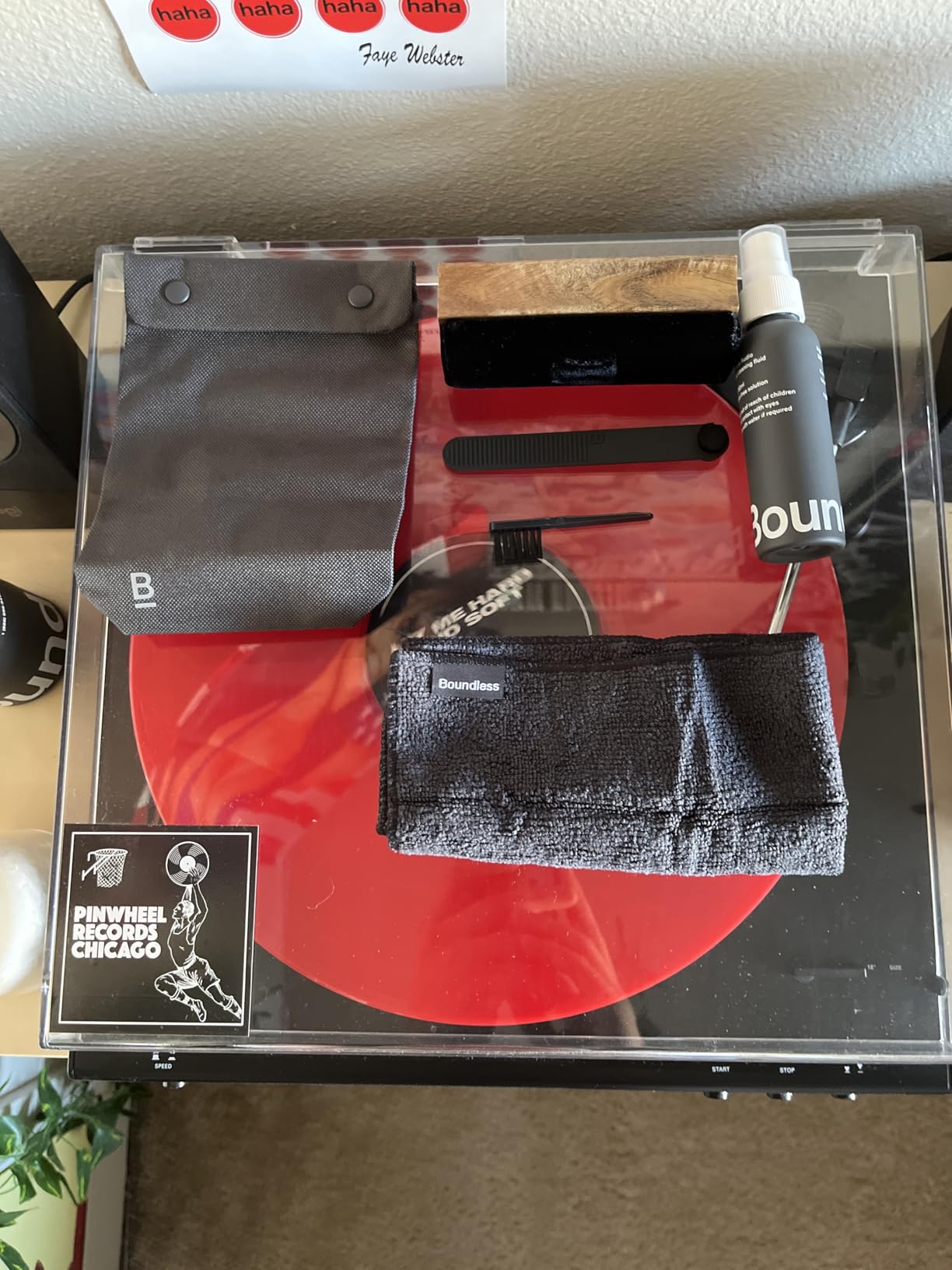 Boundless Audio Vinyl Record Cleaning Kit - 5-in-1 Brushes, Solution & Bag customer photo 2