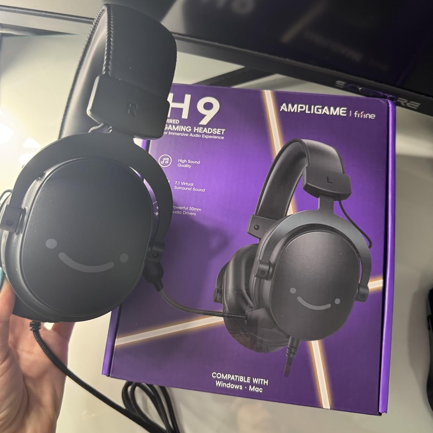 FIFINE H9 Wired Gaming Headset with Microphone, 3.5mm and USB Connectivity customer photo 2