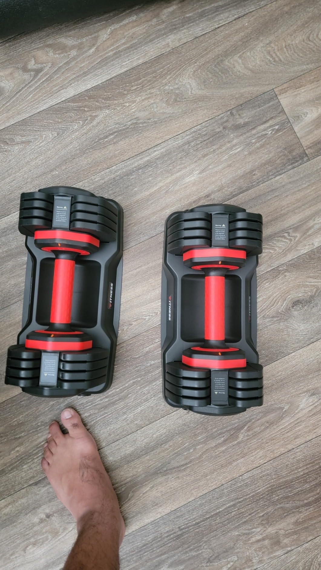 Rendpas Adjustable Dumbbell Set for Home Gym Strength Training customer photo 2