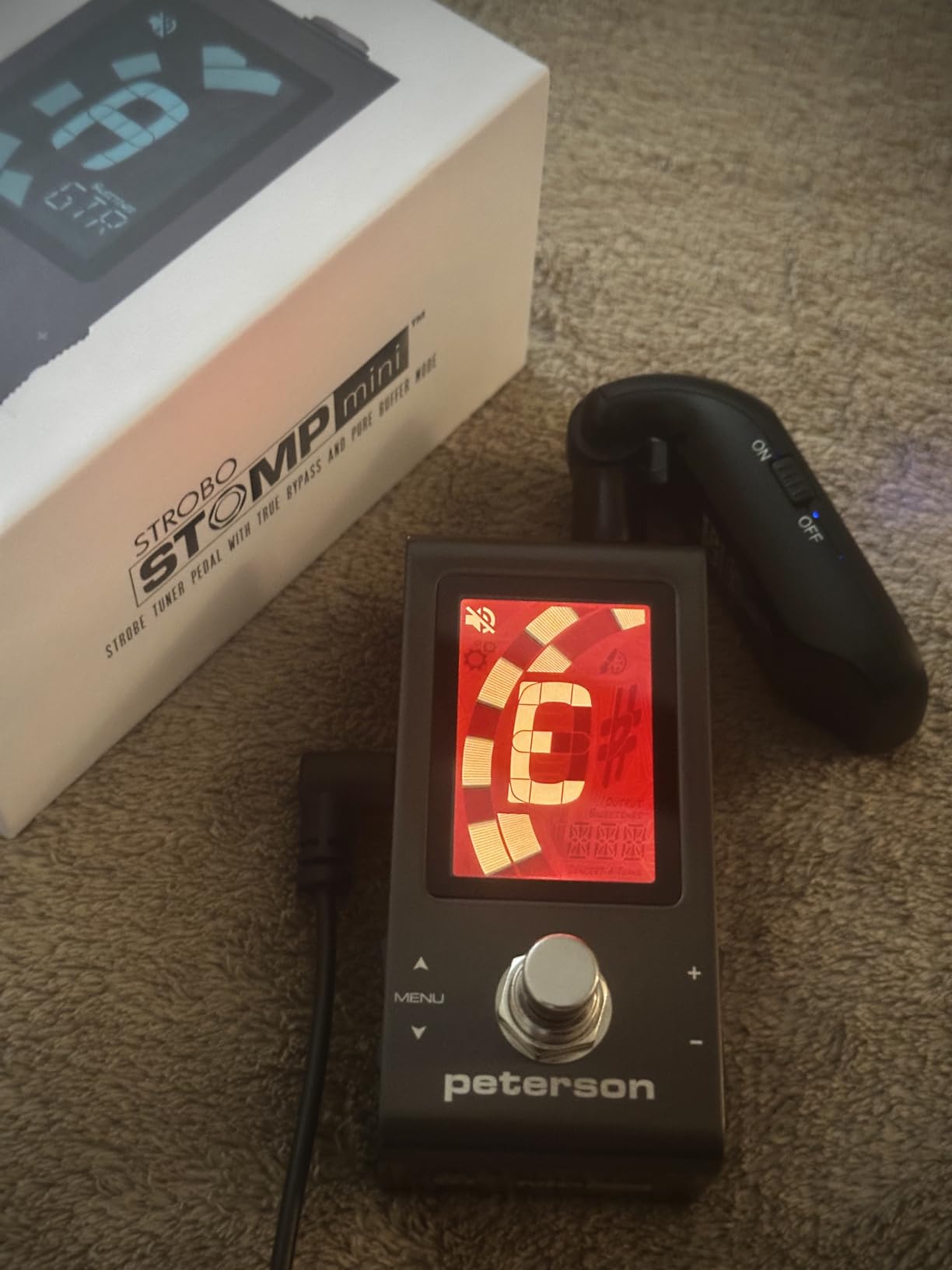 Peterson StroboStomp Mini | Mini Pedal Strobe Tuner customer photo 1