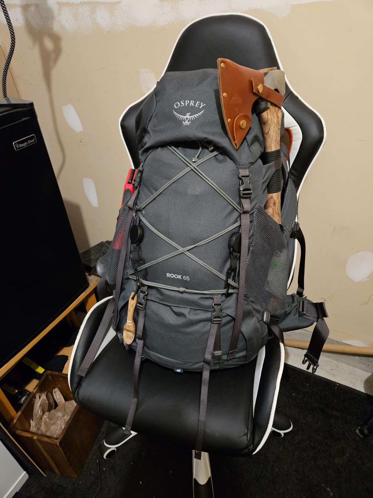 Osprey Rook 65L Men's Backpacking Backpack, Blue OS customer photo 2