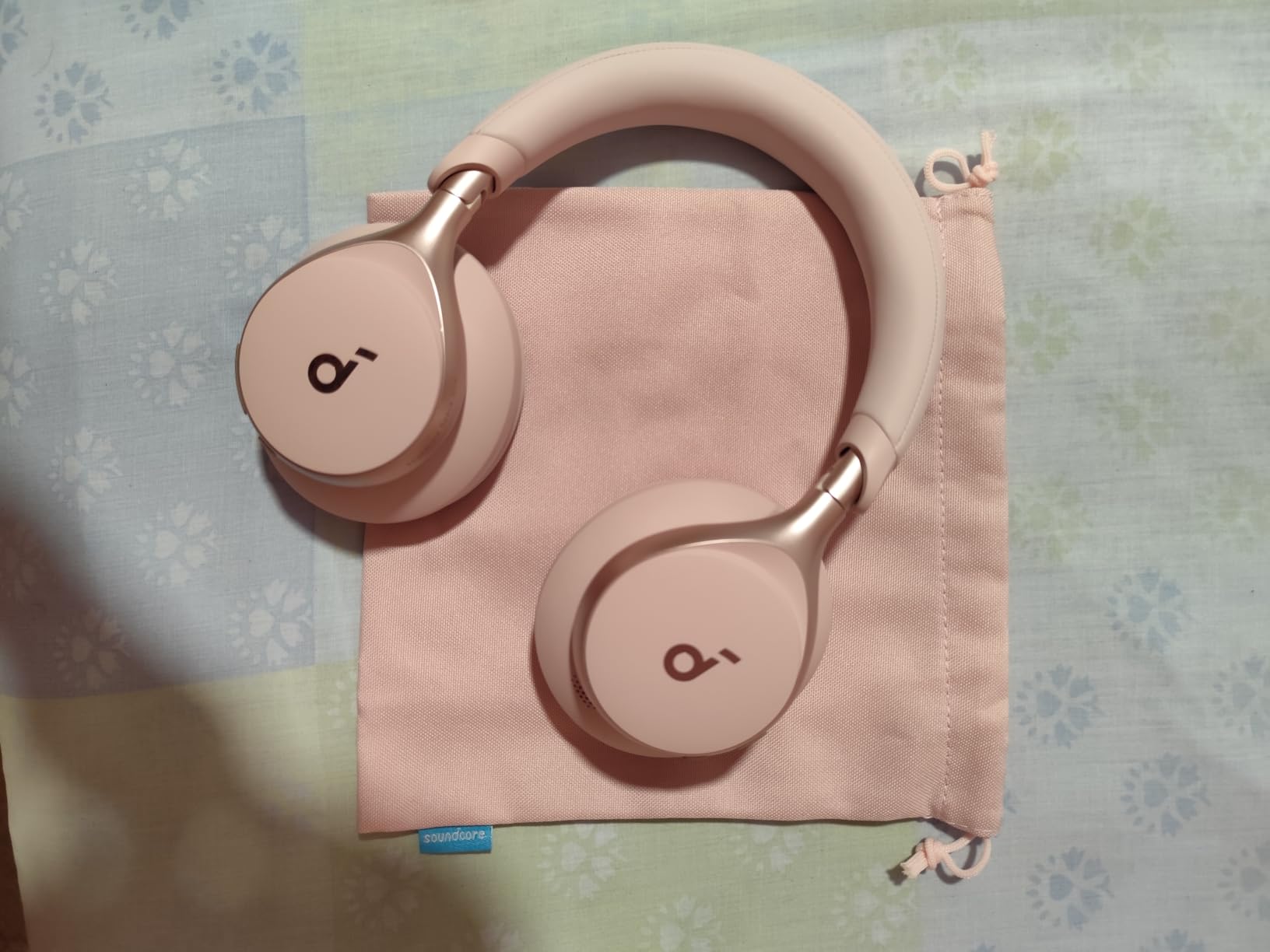 Soundcore Anker Space One ANC Over-Ear Headphones, Voice Reduction | Active Noise Cancelling, Comfortable Fit, Bluetooth, 40H ANC Playtime, App Control, LDAC Hi-Res, 3 Mics with AI, Travel-Ready customer photo 2