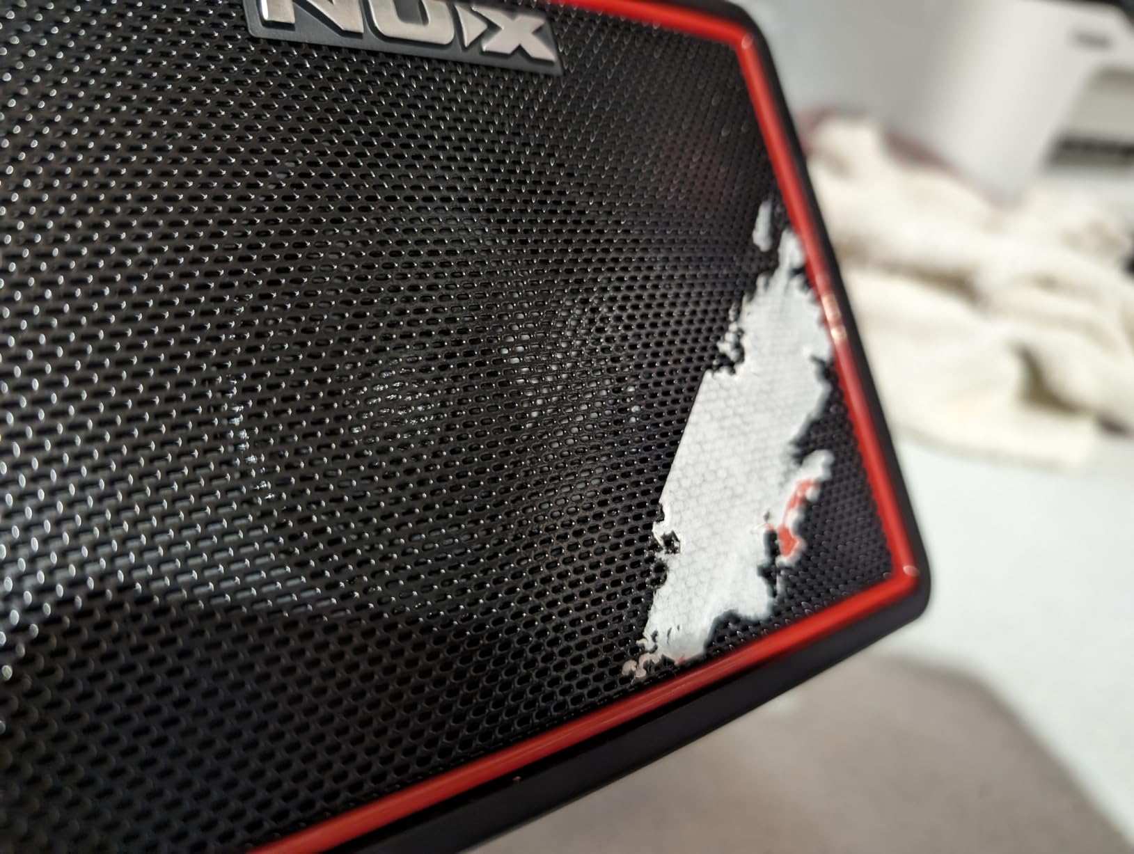 NUX Mighty Lite BT MKII Guitar Amp, 3W Electric Guitar/Bass Amplifier with Clean/Overdrive/Distortion Channel,7 Presets,512 Samples IR, Built in Drum Machine, Desktop Amplifier with Bluetooth customer photo 1