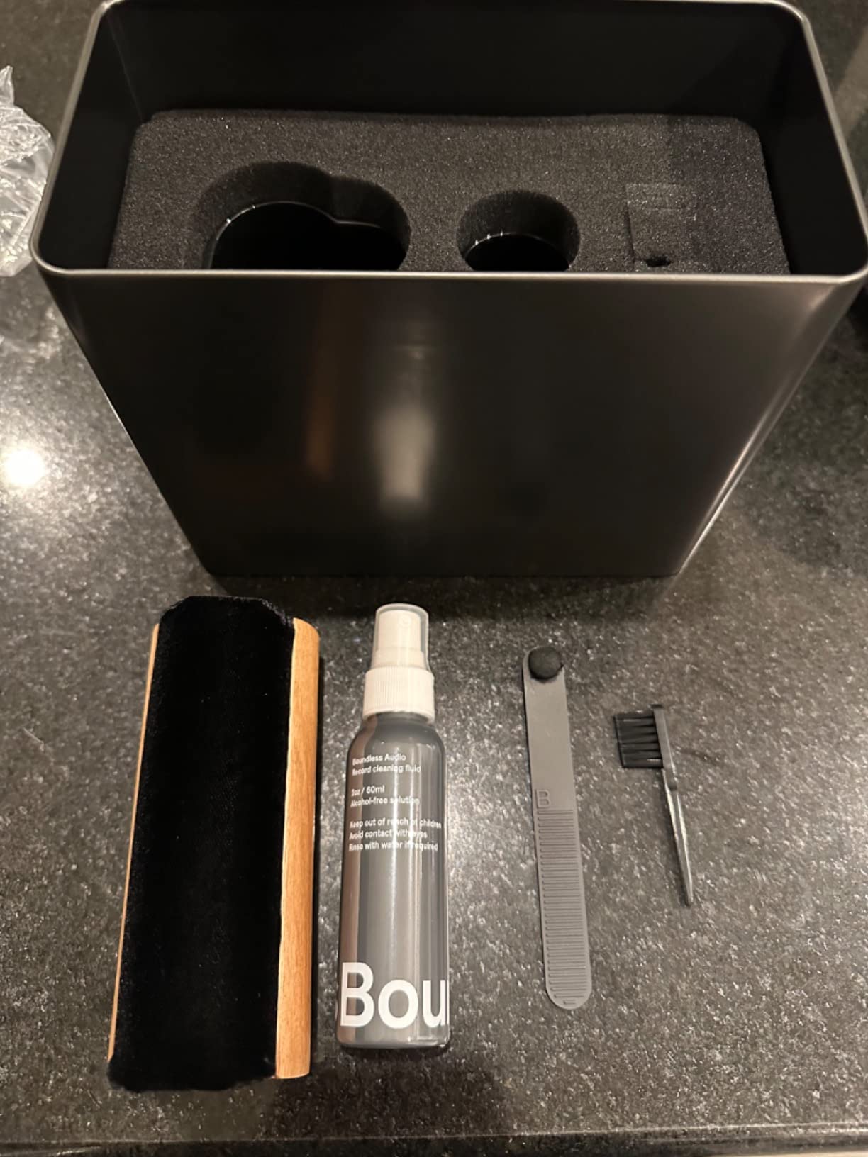 Boundless Audio Vinyl Record Cleaning Kit - 8-in-1 Brushes, Cloths & Case customer photo 1