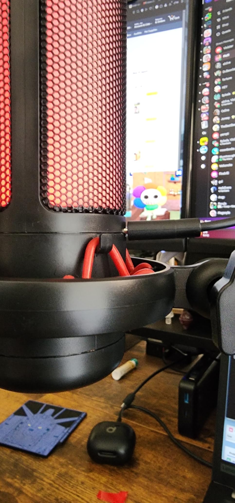 TONOR Gaming Microphone Set with Boom Arm, Vocal Condenser Microphone for Content Creators, USB Mic for PC with Stand, RGB, Tap Mute, Gain Control, Gaming Equipemnt, Twitch, Streaming, TC310+ customer photo 1