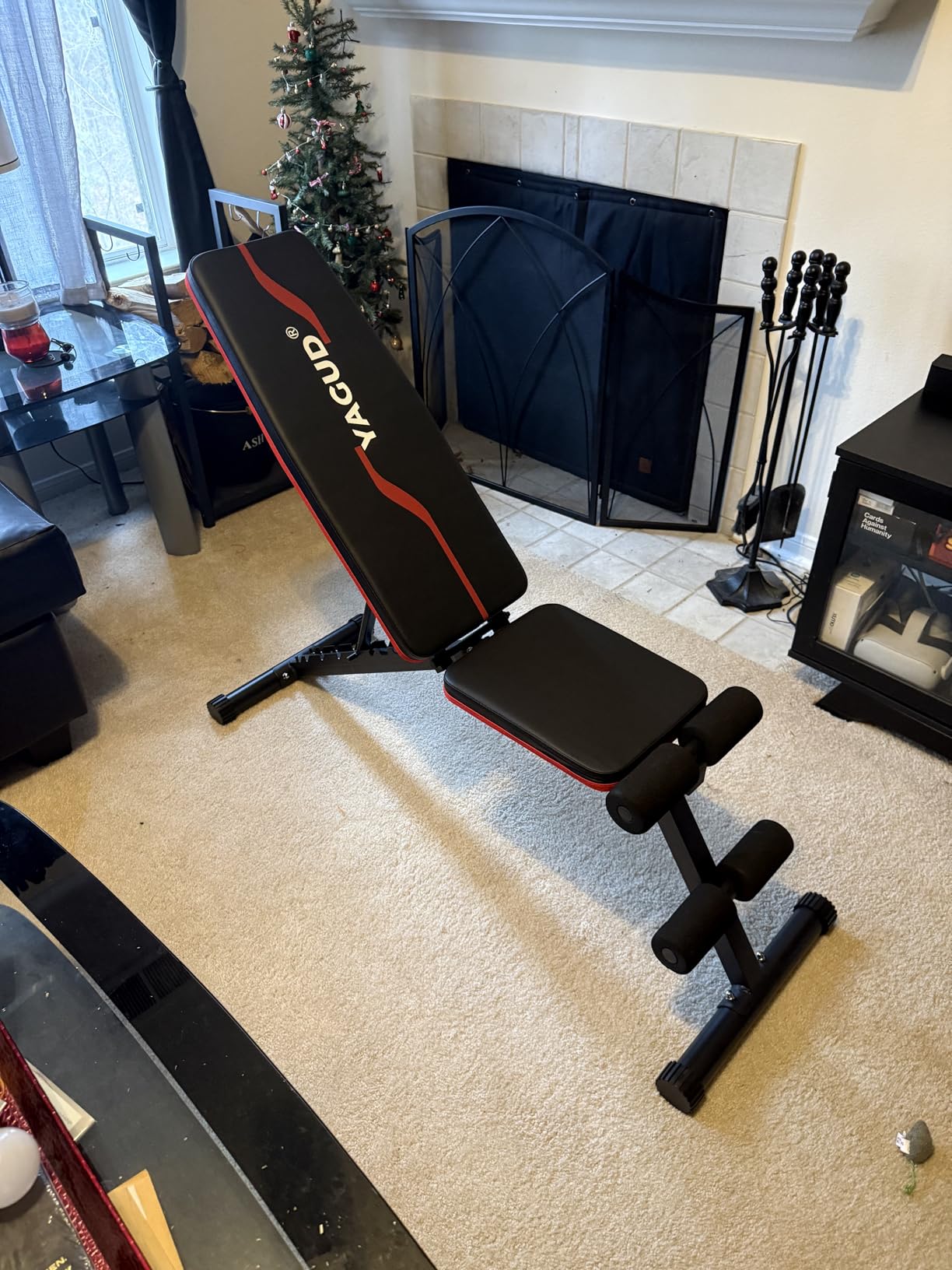Yagud Weight Bench Press, Adjustable Workout Bench, Foldable Strength Bench customer photo 1