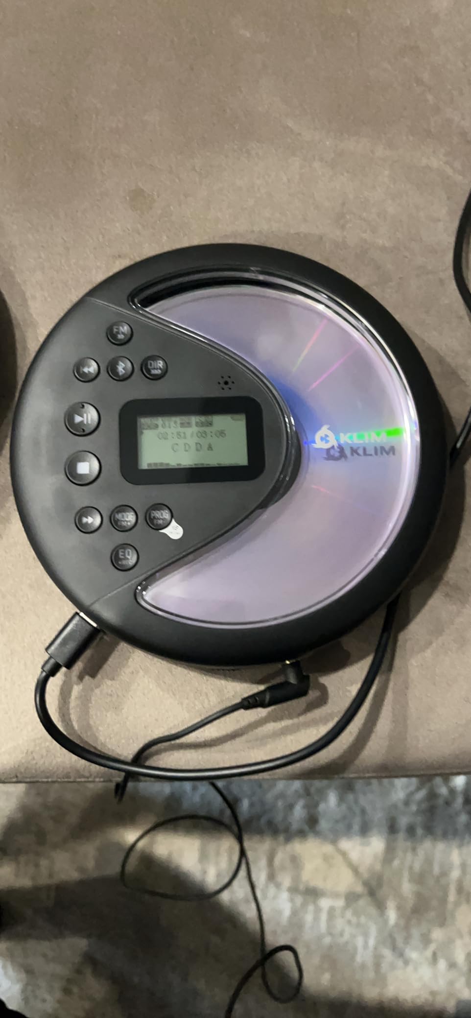 Discover Portable CD Player with Long-Lasting Battery, Radio FM, Bluetooth customer photo 2