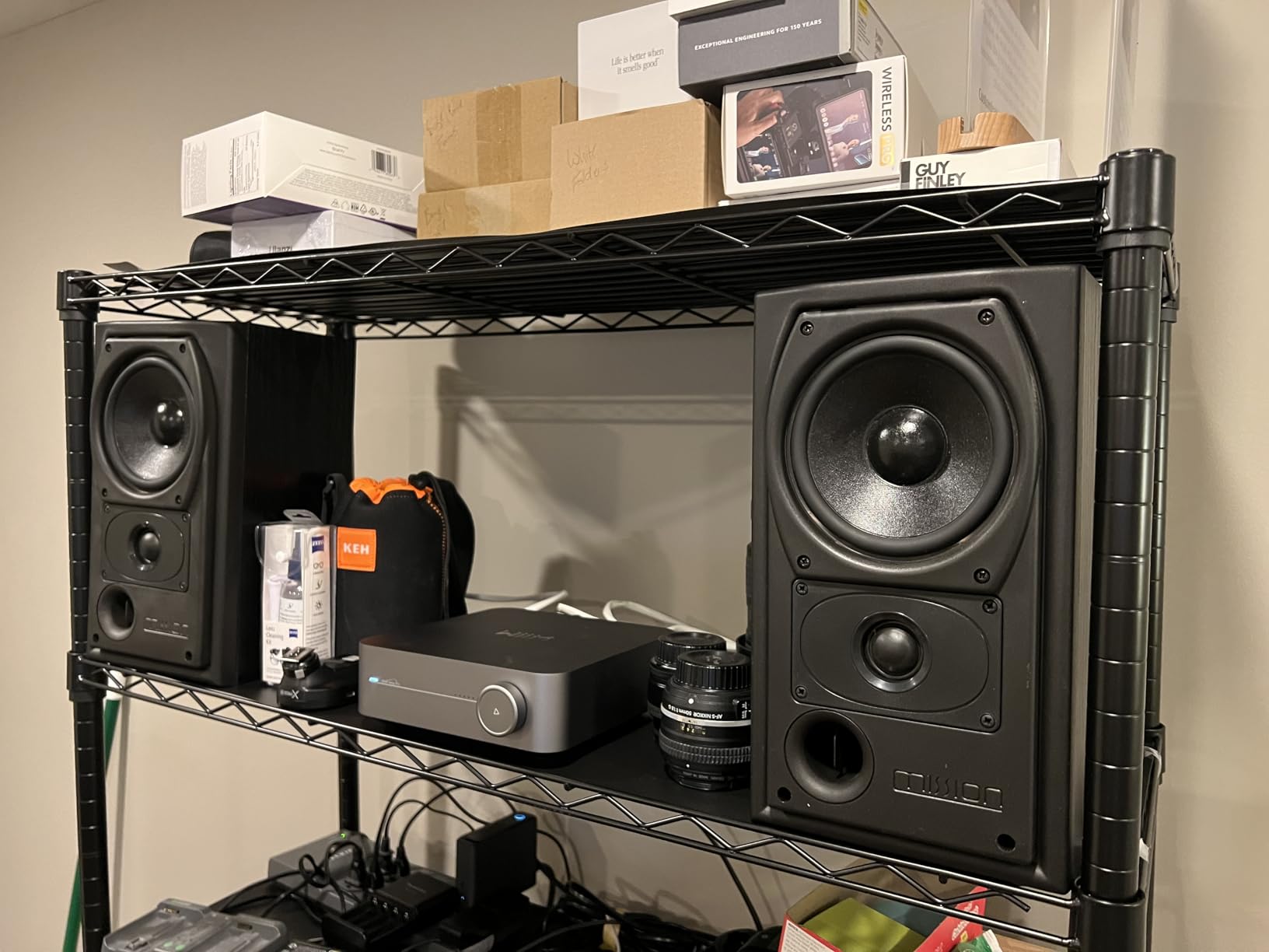 WiiM Amp Streaming Amplifier for Passive Speakers with HDMI ARC, Space Gray customer photo 1