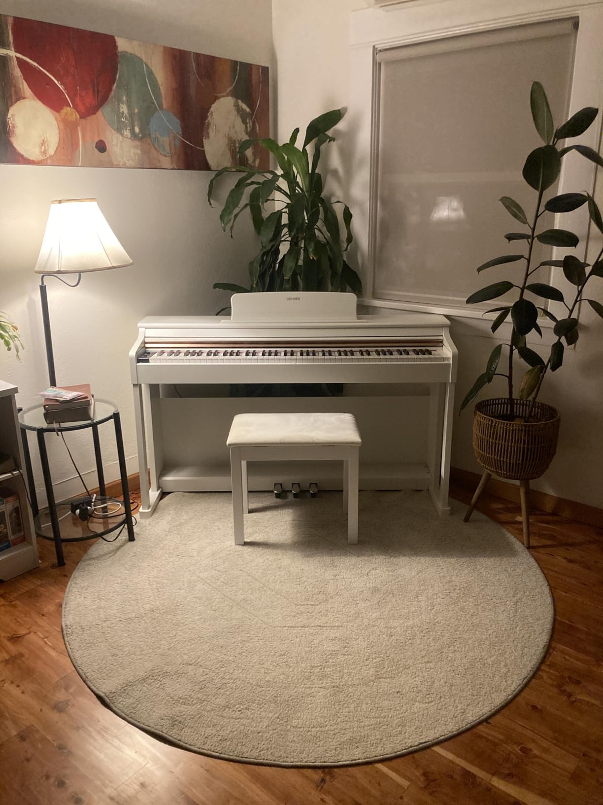 Donner Digital Piano with 88 Key Dynamic Graded Hammer Action Weighted Keyboard Piano, DDP-200 Upright Digital Piano for Professional with LCD Screen/5 Reverb/BT MIDI/Three Pedal customer photo 2