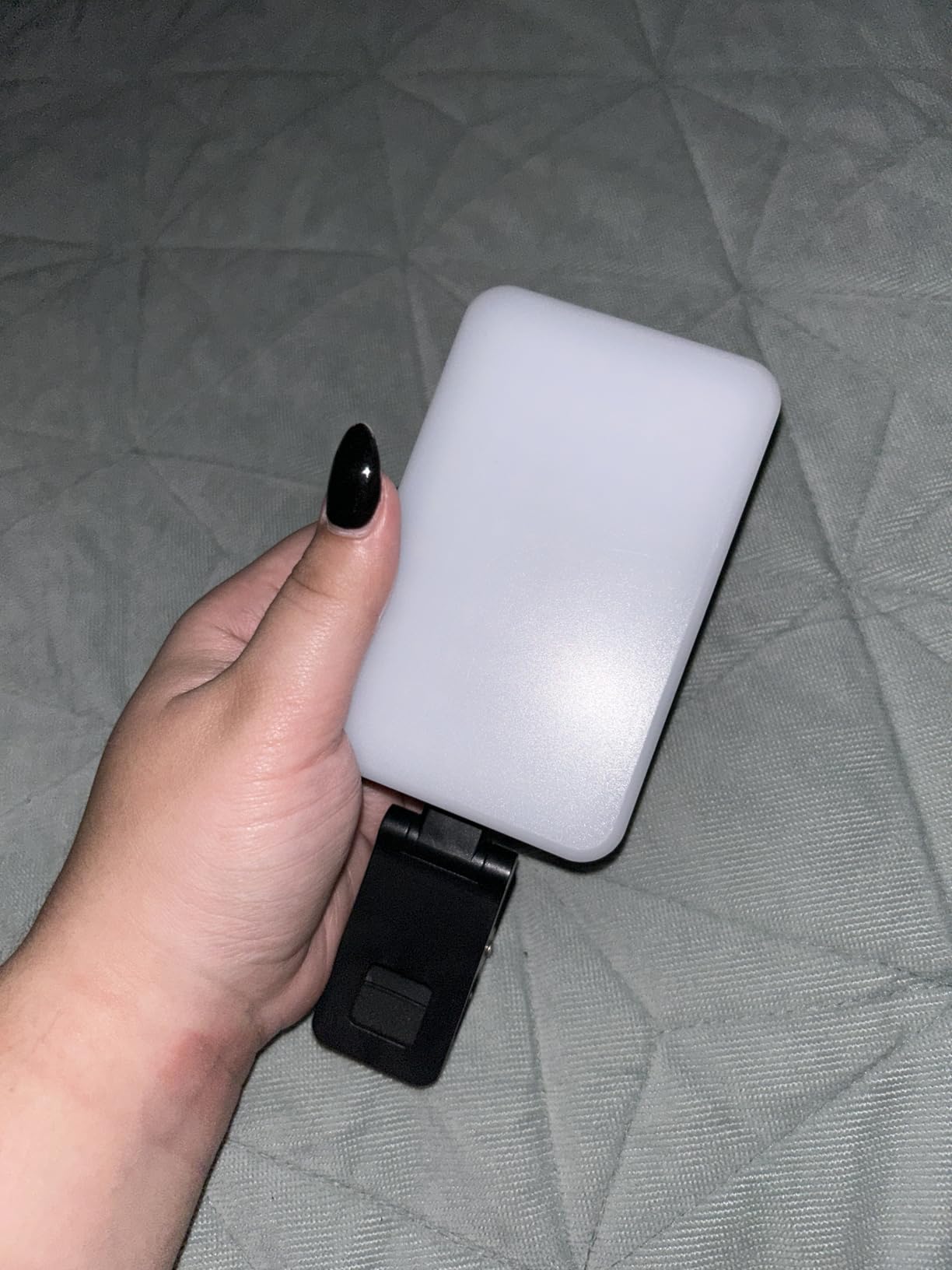Selfie Light for iPhone,Portable Phone Clip on Light,Rechargeable LED Ring Light for Phone,Video Recording,Camera,Laptop,TikTok,Tablet,Vlog,Computer,5 Lighting Modes,80 LED High Power customer photo 1
