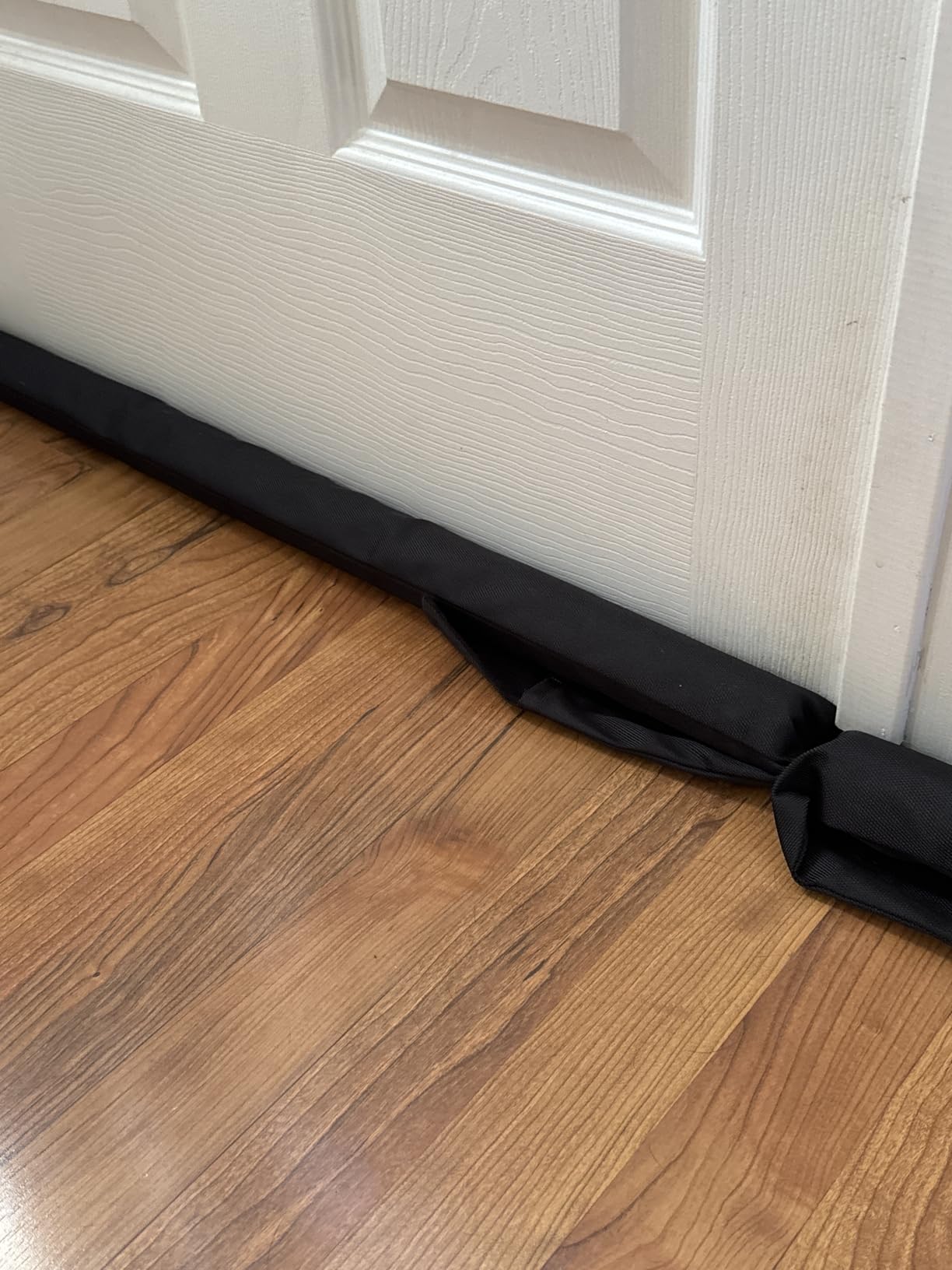 Comfyanno Under Door Draft Stopper - Bottom Door Gap Filler & Seal - Fits 30” to 36” Door, Double Side Block Noise, Sound, Air, Bugs, Dust, Easy to Install, No Adhesive, Black customer photo 2