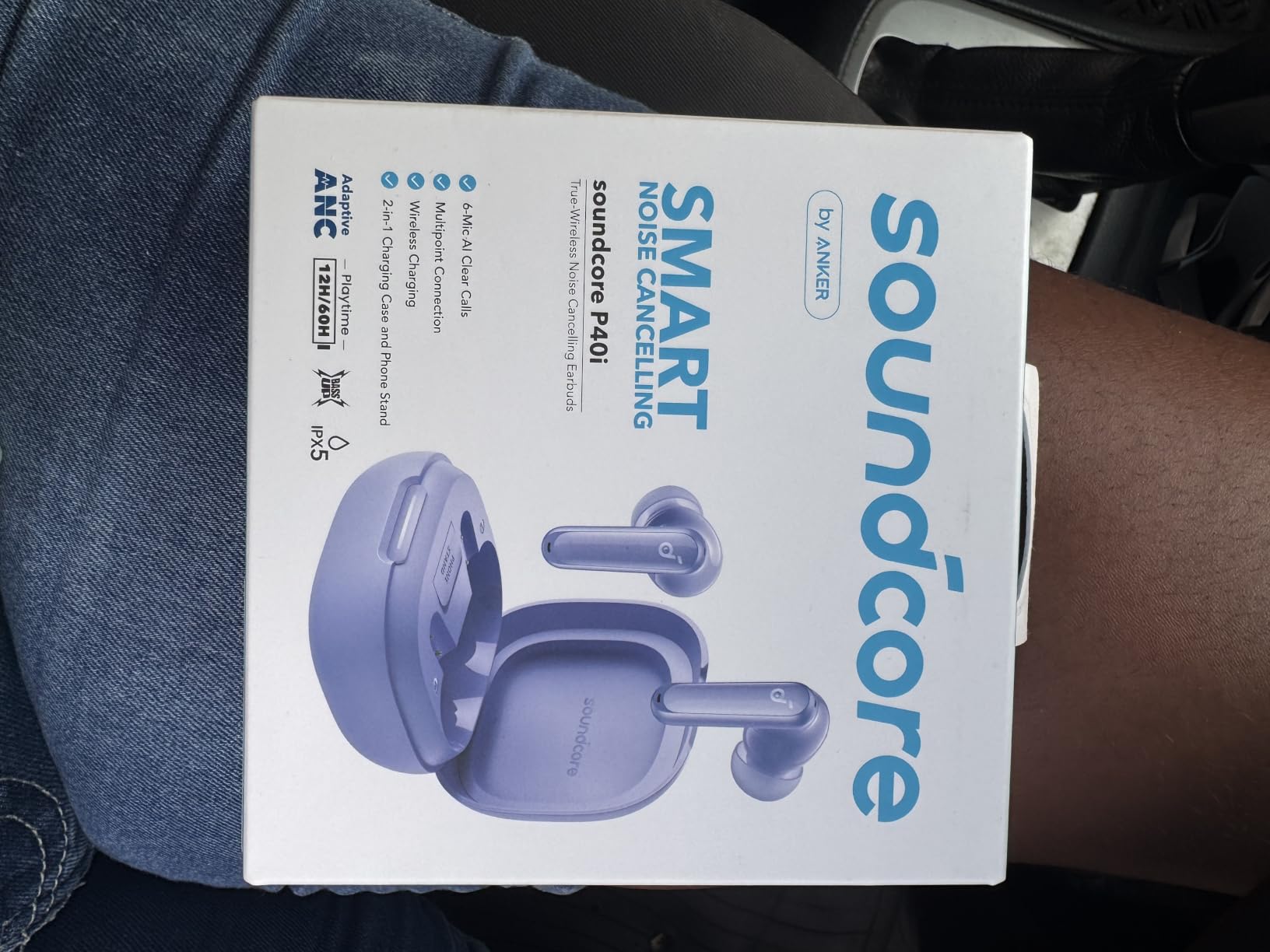 Soundcore P40i by Anker Noise Cancelling Earbuds with Adaptive ANC customer photo 1