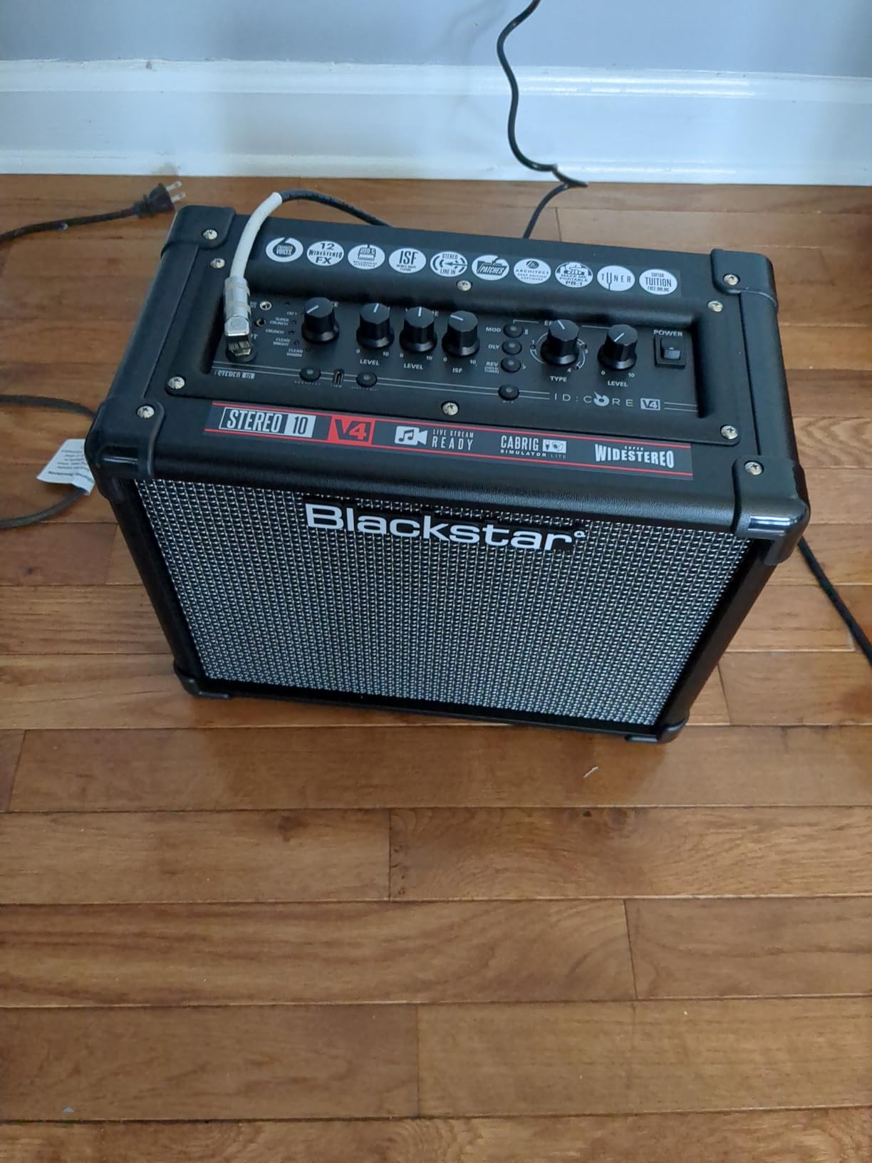 Blackstar ID: Core V4 Stereo 10, 10 watt 2x3 inch Digital Combo Amp w/ customer photo 2