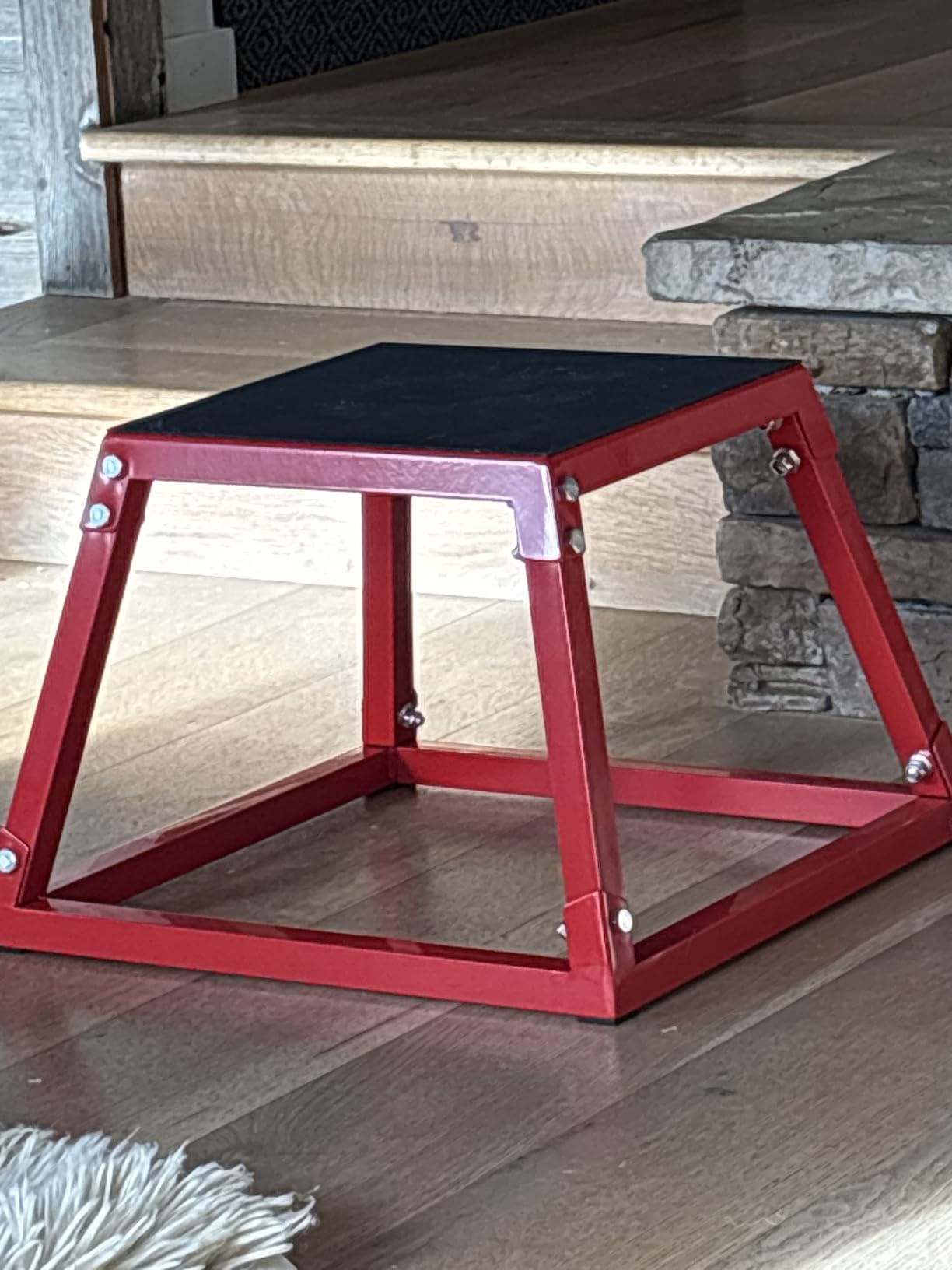 VEVOR Plyometric Jump Box, 18 Inch Plyo Box, Steel Plyometric Platform and Jumping Agility Box, Anti-Slip Fitness Exercise Step Up Box for Home Gym Training, Conditioning Strength Training customer photo 2