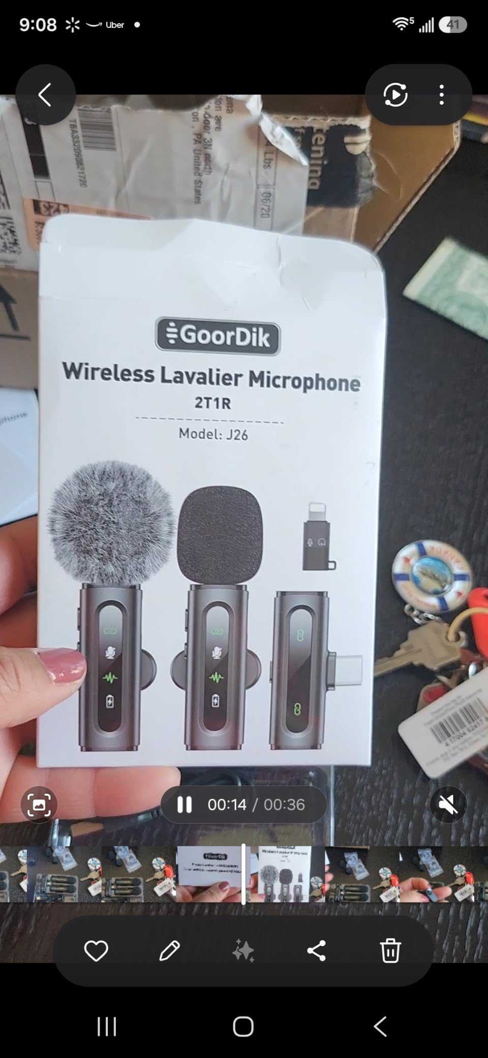 USB C Lavalier Microphone Wireless Mini Mic for Type-C Android Phone/Tablet/PC Video Recording Clip-on Mics with Rotatable Clip&Denoise Recording, Ideal for Vlog Tiktok Youtube Podcast Content Creator customer photo 1