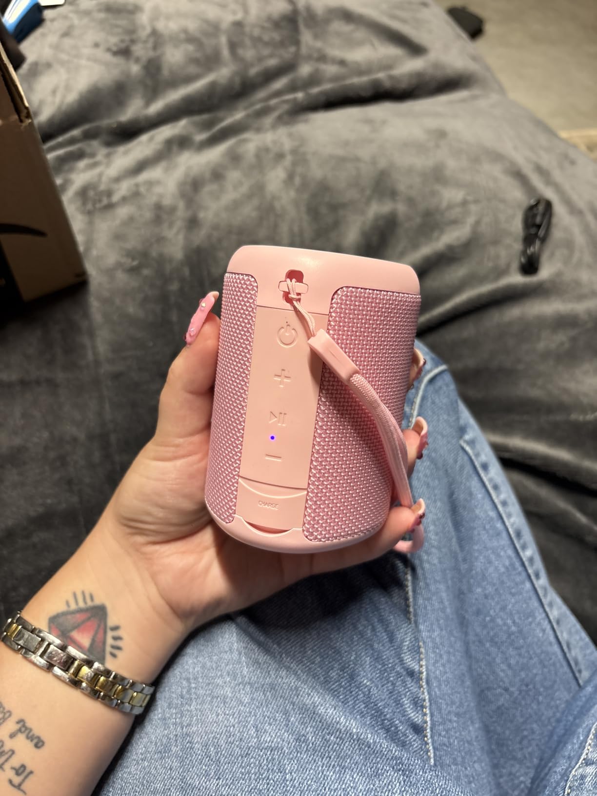 Portable Bluetooth Speaker Gift Ideas: Outdoor Travel Essentials Waterproof customer photo 1