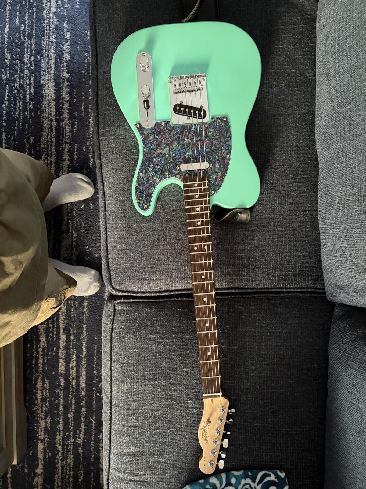 Fender Squier Debut Beginner Telecaster Electric Guitar, 2-Color Sunburst customer photo 2