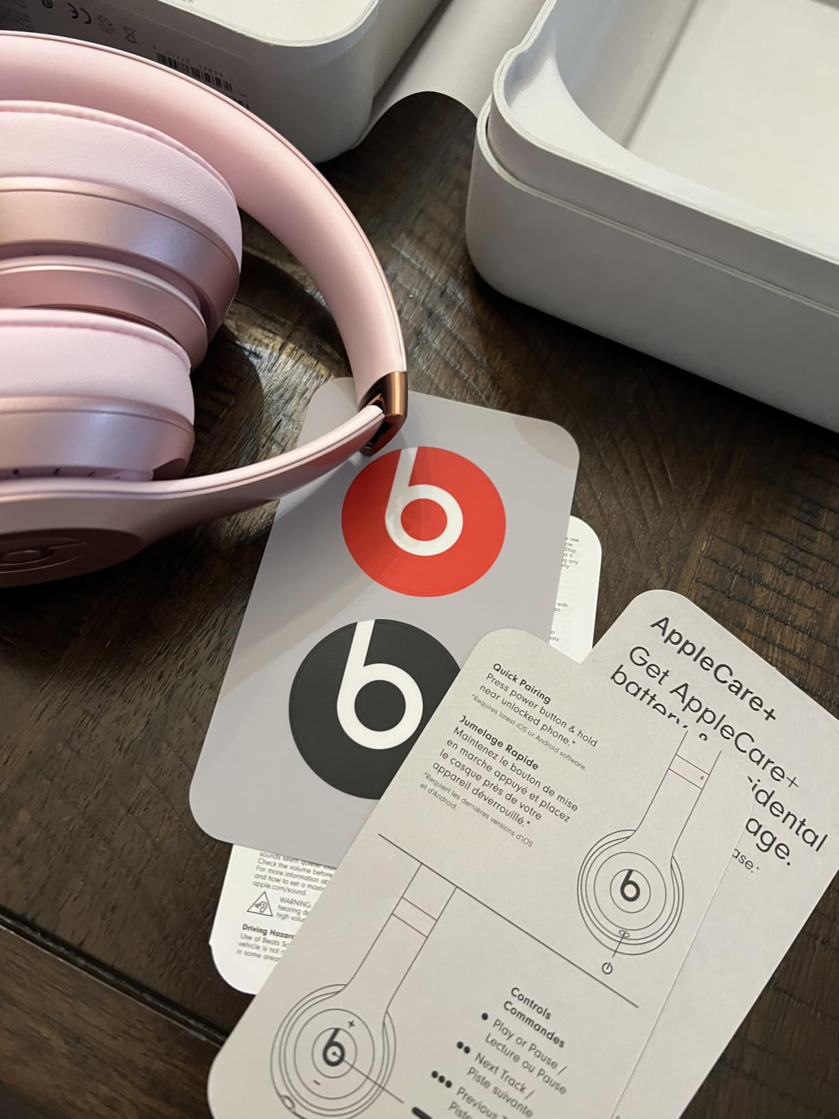 Beats Solo 4 - Wireless On-Ear Bluetooth Headphones, Up to 50-Hour Battery Life, Ultra-Lightweight Comfort, Powerful and Balanced Sound, Apple & Android Compatible - Cloud Pink customer photo 1