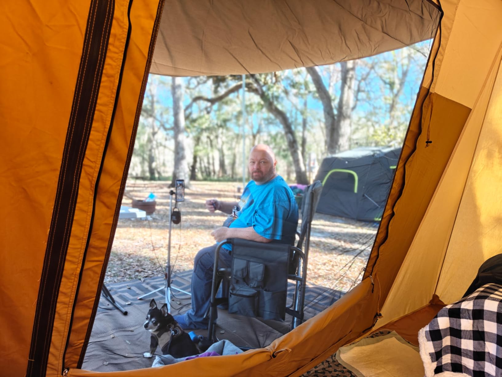 Colegence Oversized Camping Chair, 600-lb Capacity, Heavy-Duty Steel Frame customer photo 2