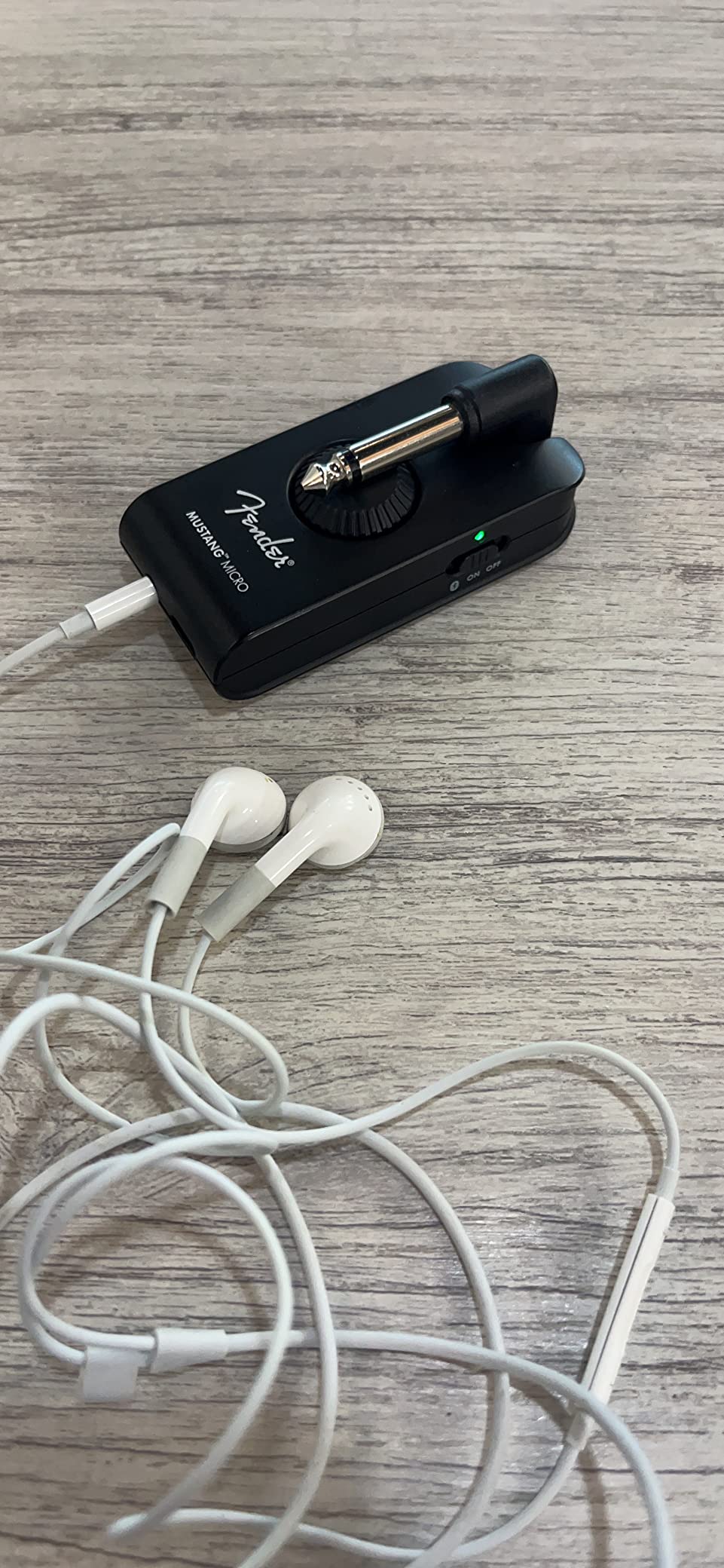 Fender Mustang Micro Plus Headphone Amplifier, Bluetooth Audio Streaming and 50 Amp and Effects Models, with 2-Year Warranty customer photo 1