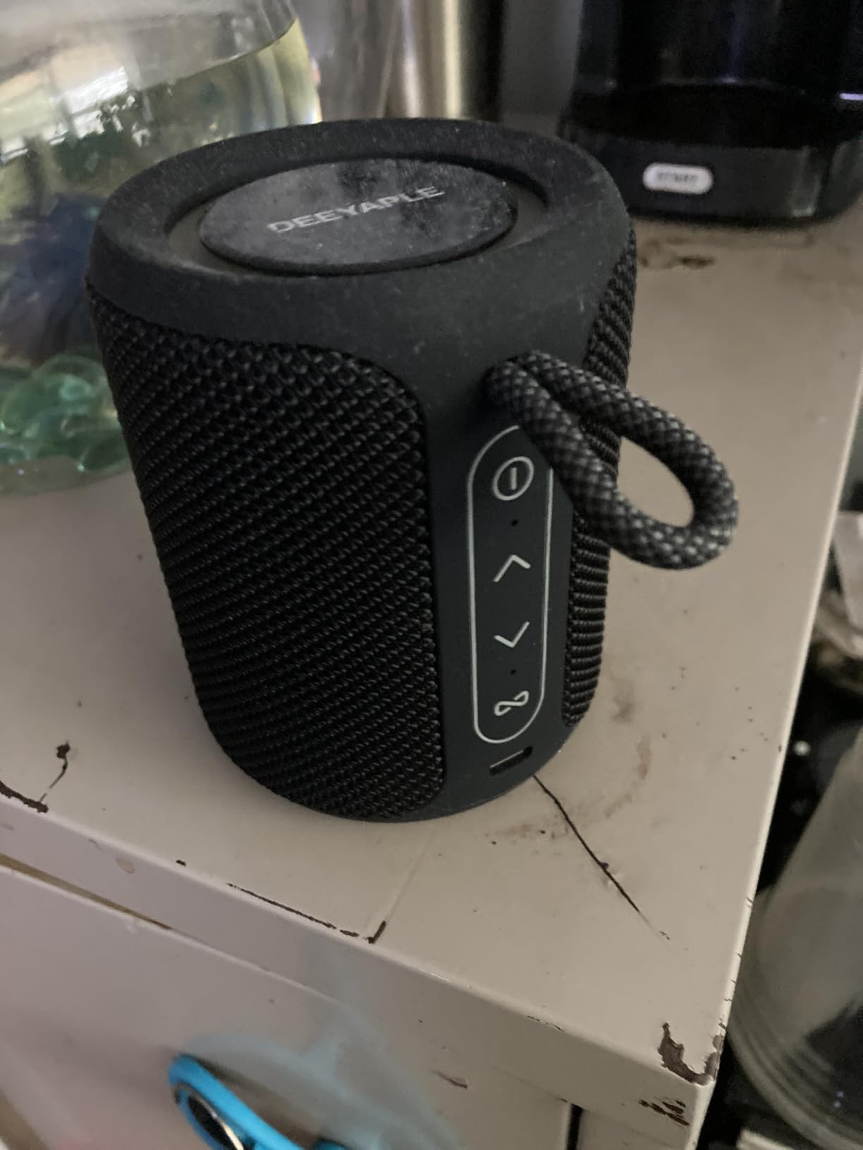 Bluetooth Speaker Wireless,IP67 Waterproof & Dustproof Portable Speaker with Lights,15W Loud Stereo Sound, 2500mAh Battery All Day Playtime, TWS Pairing, BT5.3, Home/Party/Outdoor/Beach (Black) customer photo 1