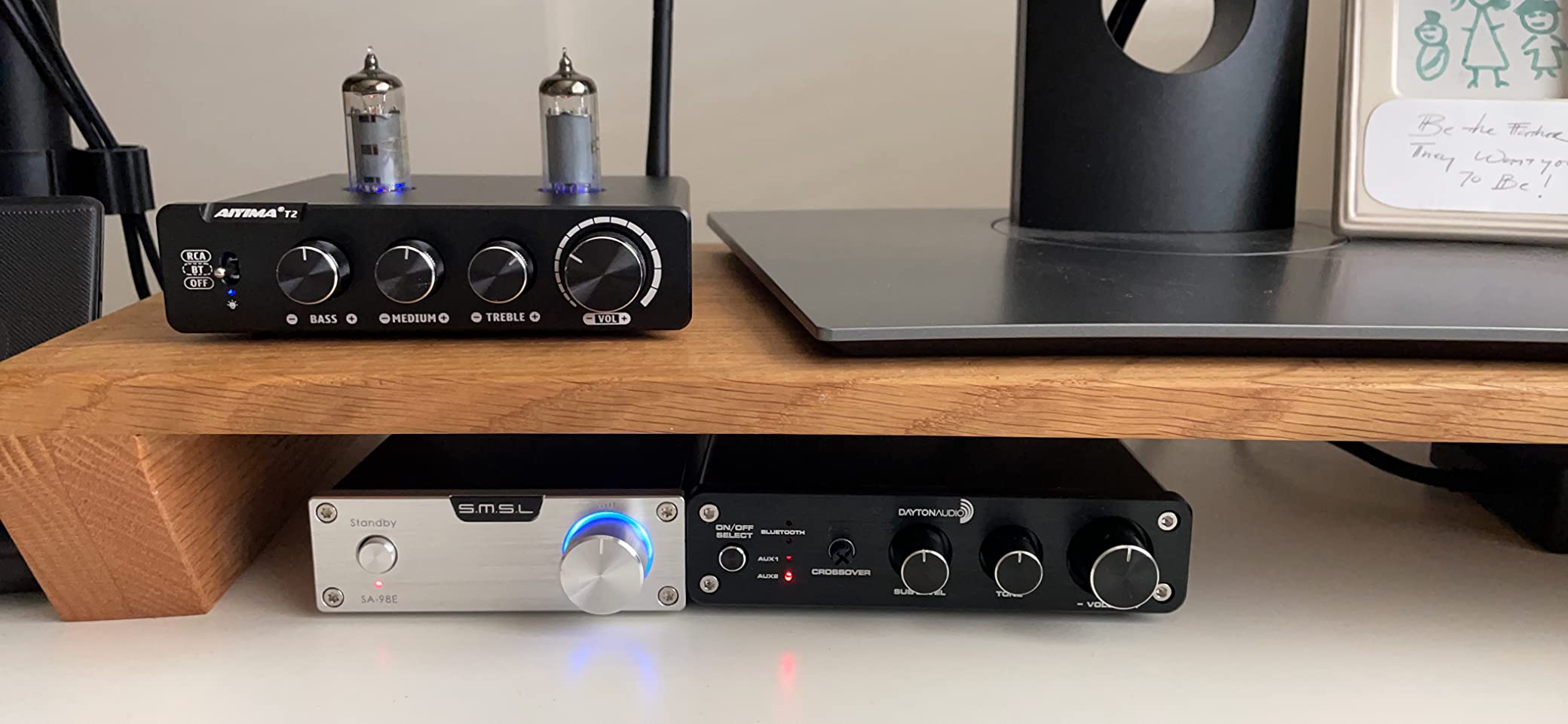 AIYIMA T1 PRO Vacuum Tube Preamplifier Bluetooth 5.1 with Treble Bass customer photo 2